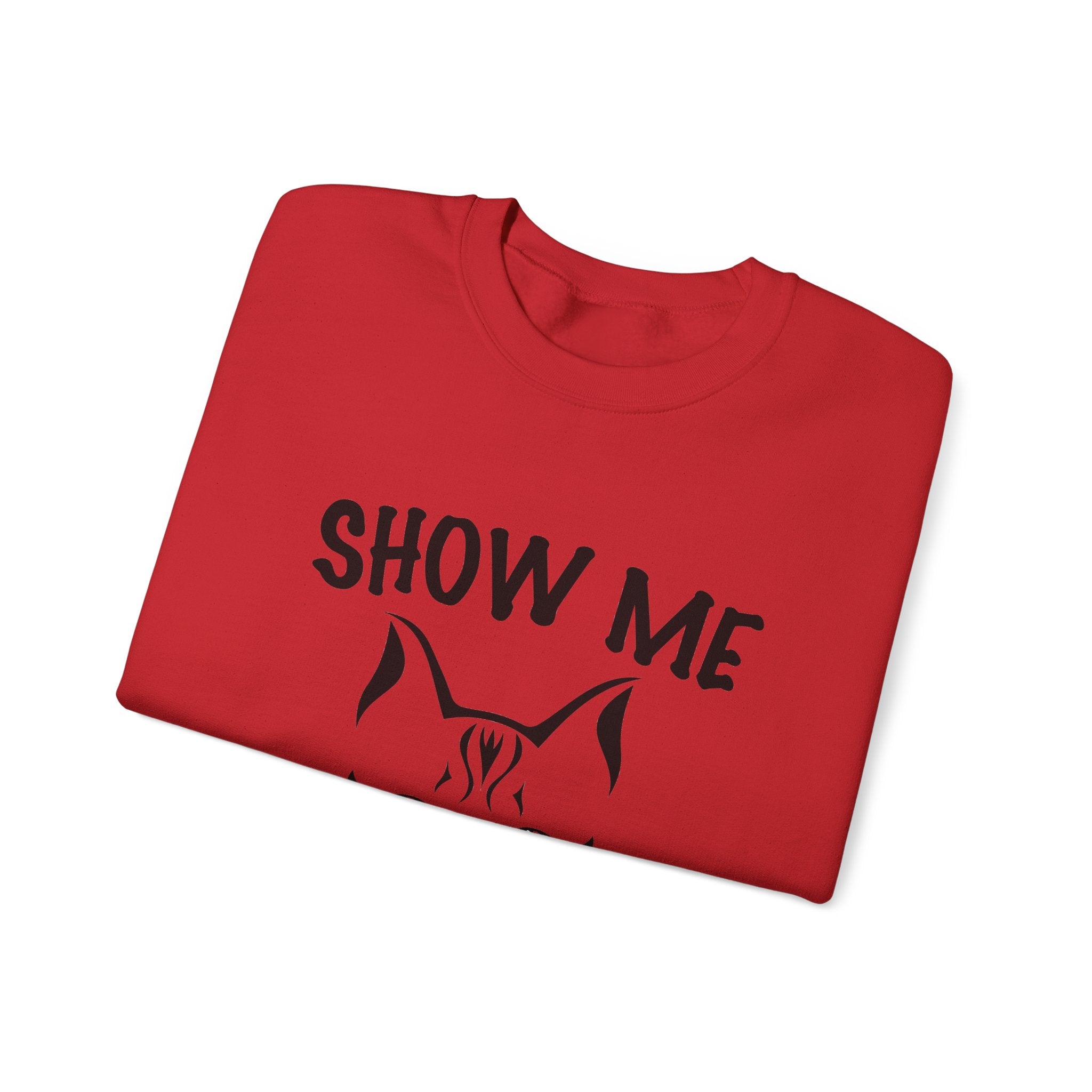 Show Me All Your Kitties Unisex Heavy Blend Crewneck Sweatshirt