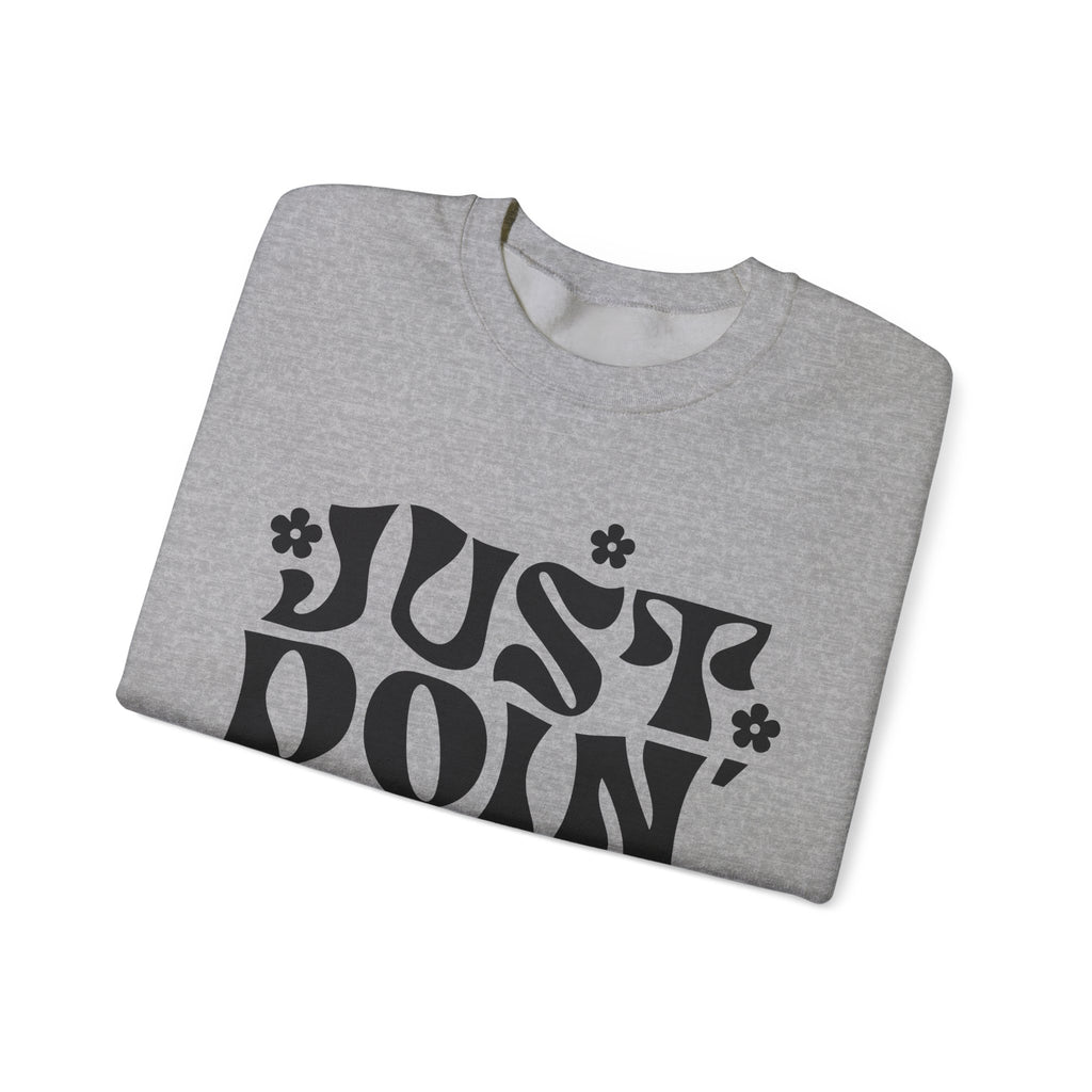 Just Doing Groovy Things Unisex Heavy Blend Crewneck Sweatshirt