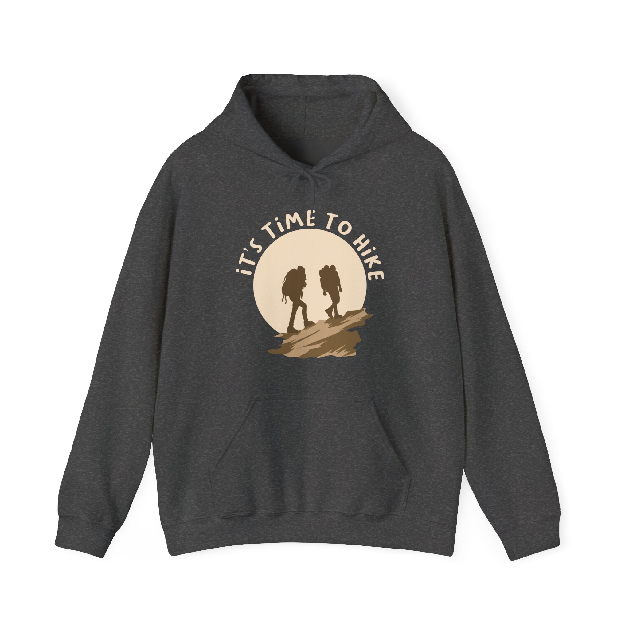 Its Time to Hike Unisex Heavy Blend Hooded Sweatshirt for Ultimate Comfort