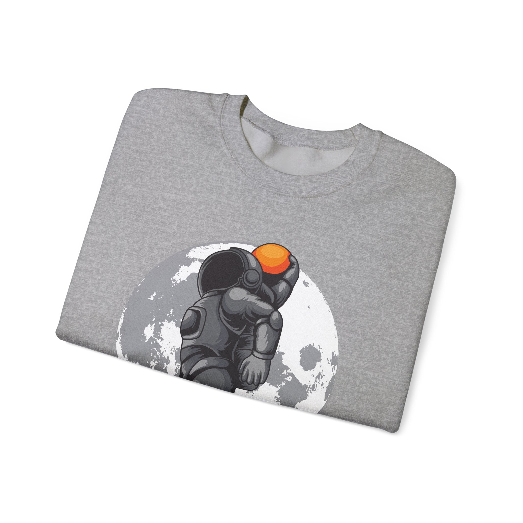 Dunking Basketball Astronaut Unisex Heavy Blend Crewneck Sweatshirt
