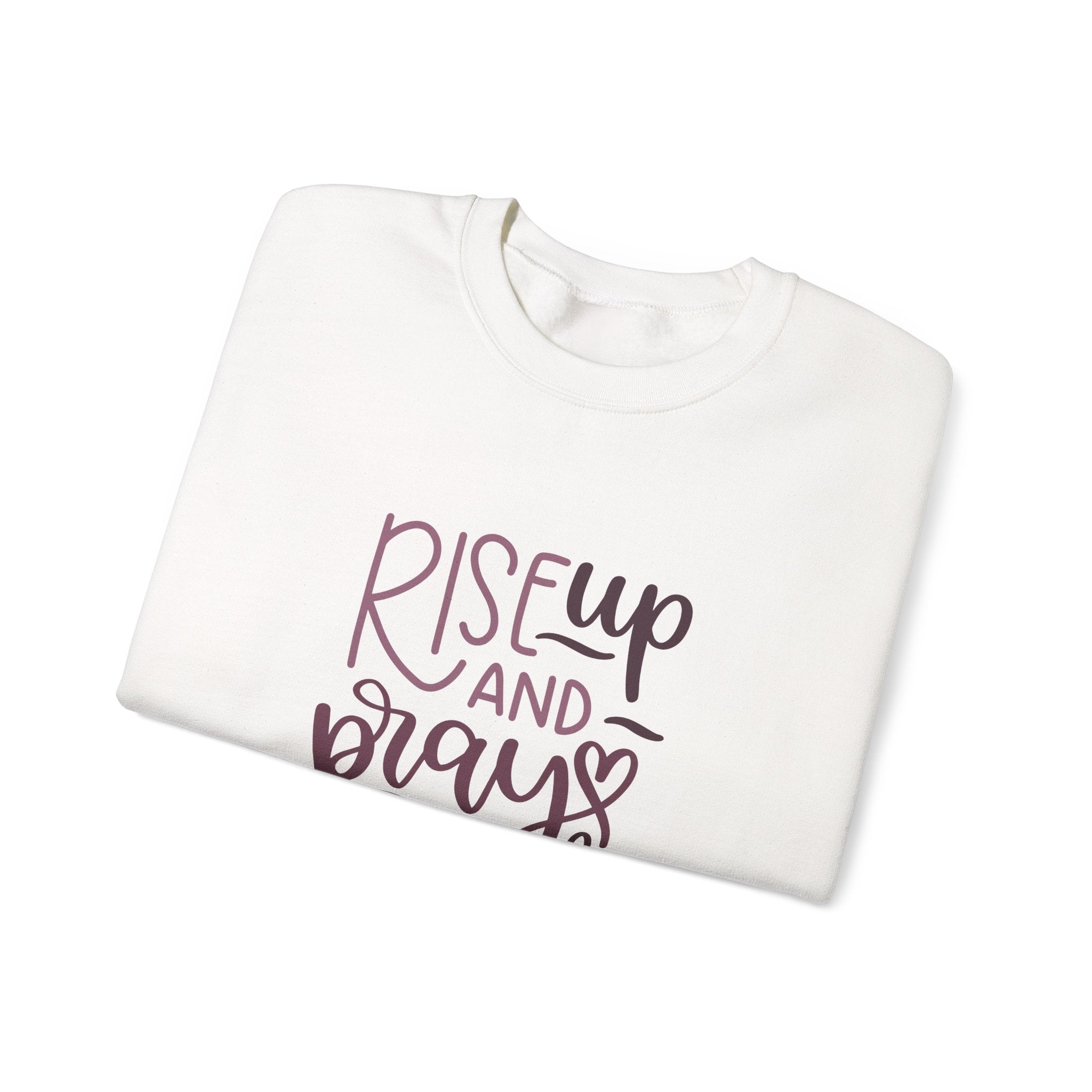 Rise Up And Pray Luke 22 46 Unisex Heavy Blend Crewneck Sweatshirt