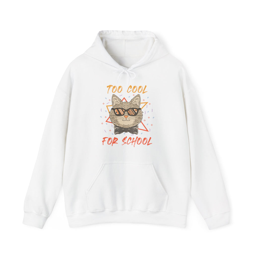 Too Cool For School Unisex Heavy Blend Hooded Sweatshirt for Ultimate Comfort and Style