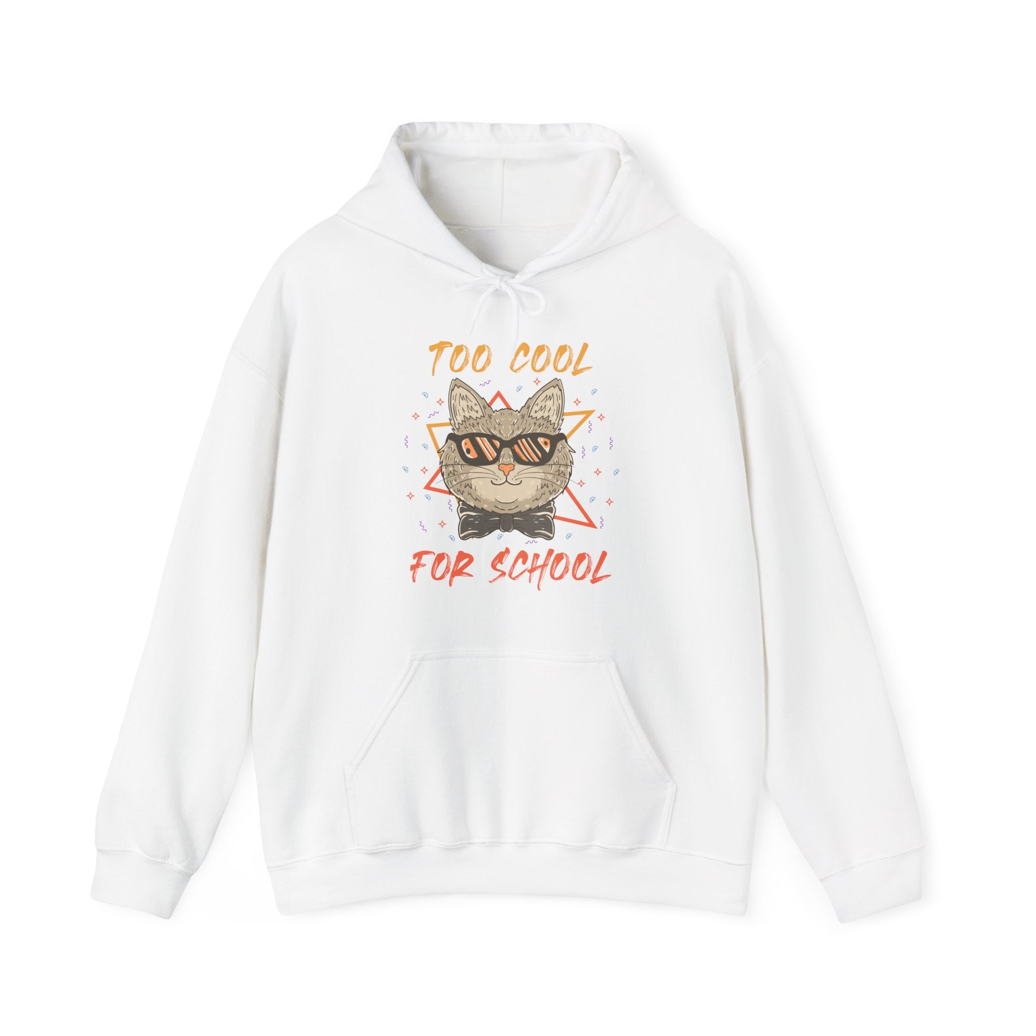 Too Cool For School Unisex Heavy Blend Hooded Sweatshirt Plush Warmth and Comfort