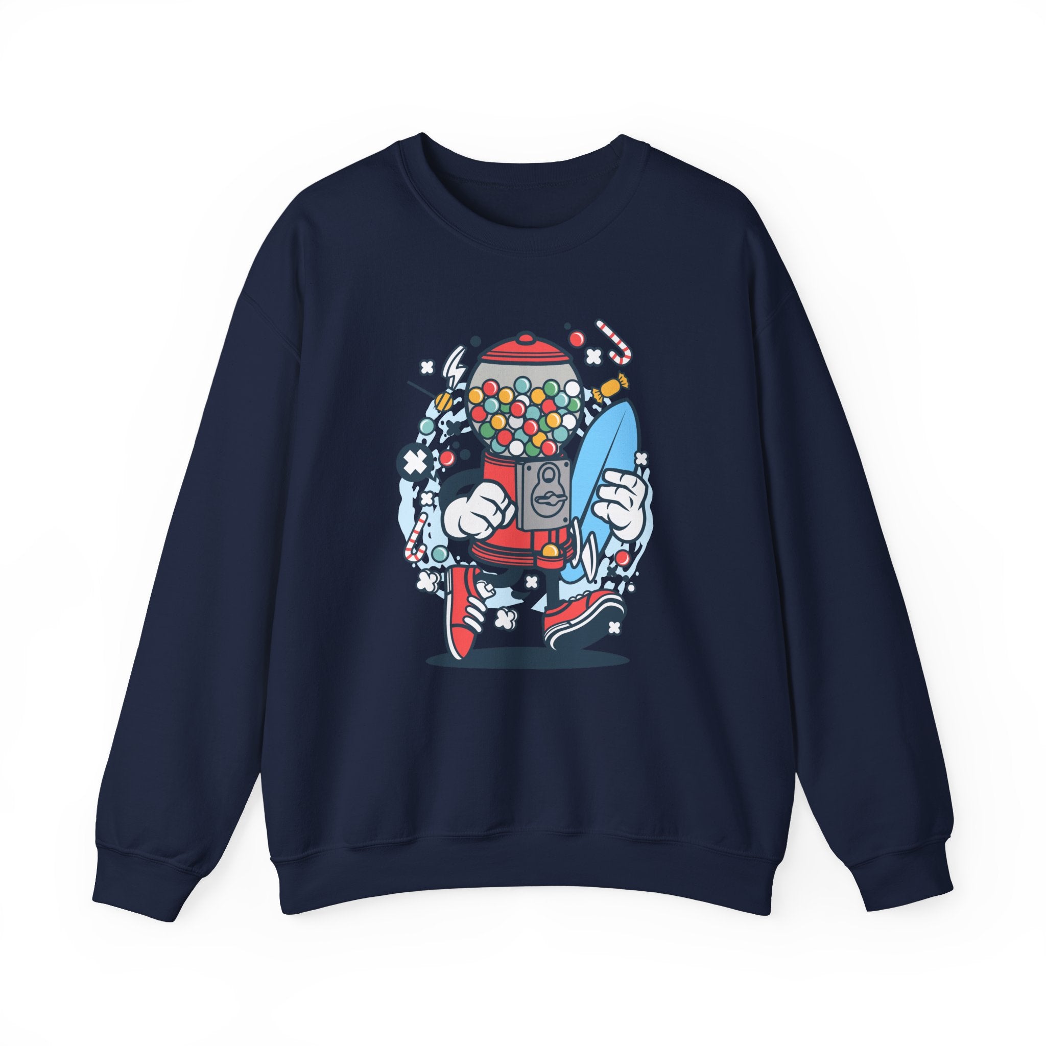 Candy Machine Surfer Unisex Heavy Blend Crewneck Sweatshirt