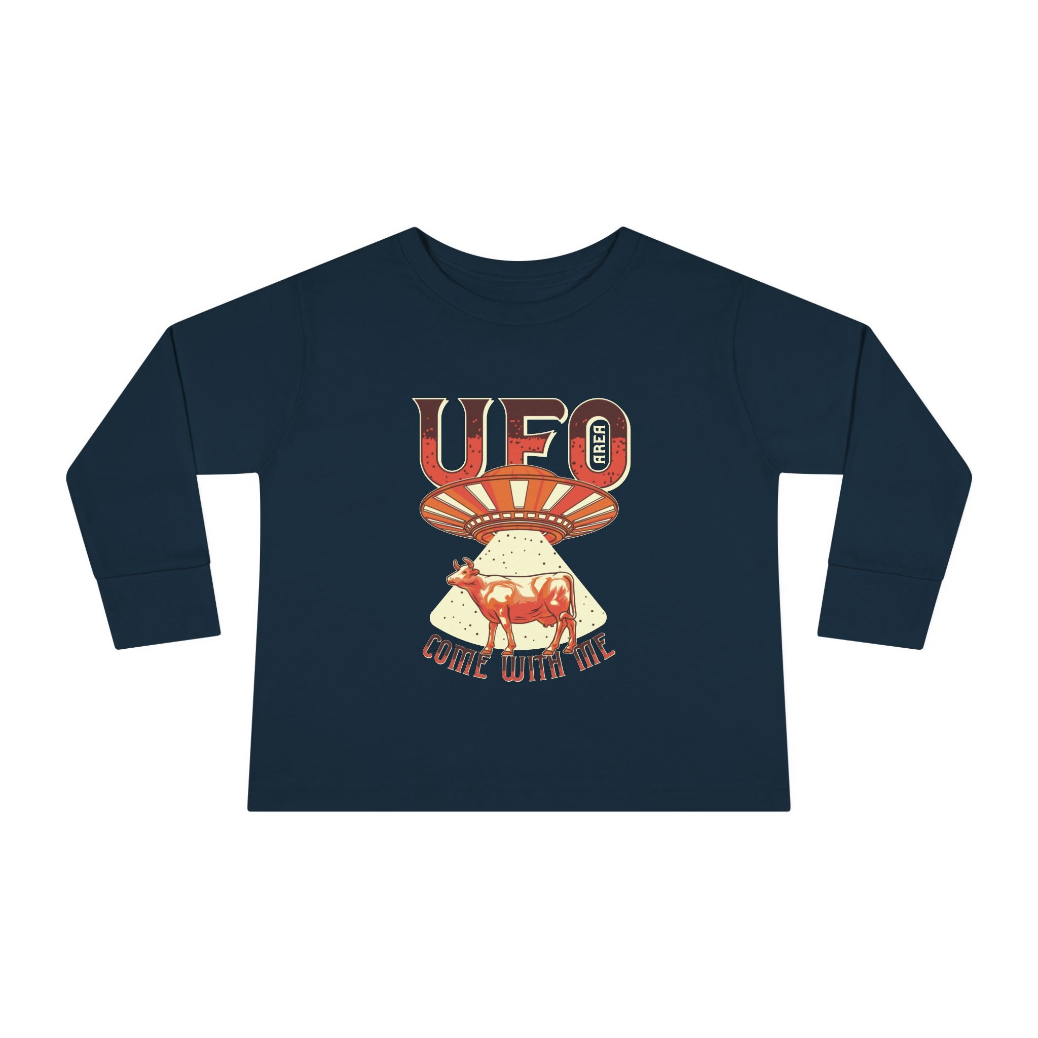 Custom Toddler Long Sleeve Tee 100 Percent Combed Ringspun Cotton