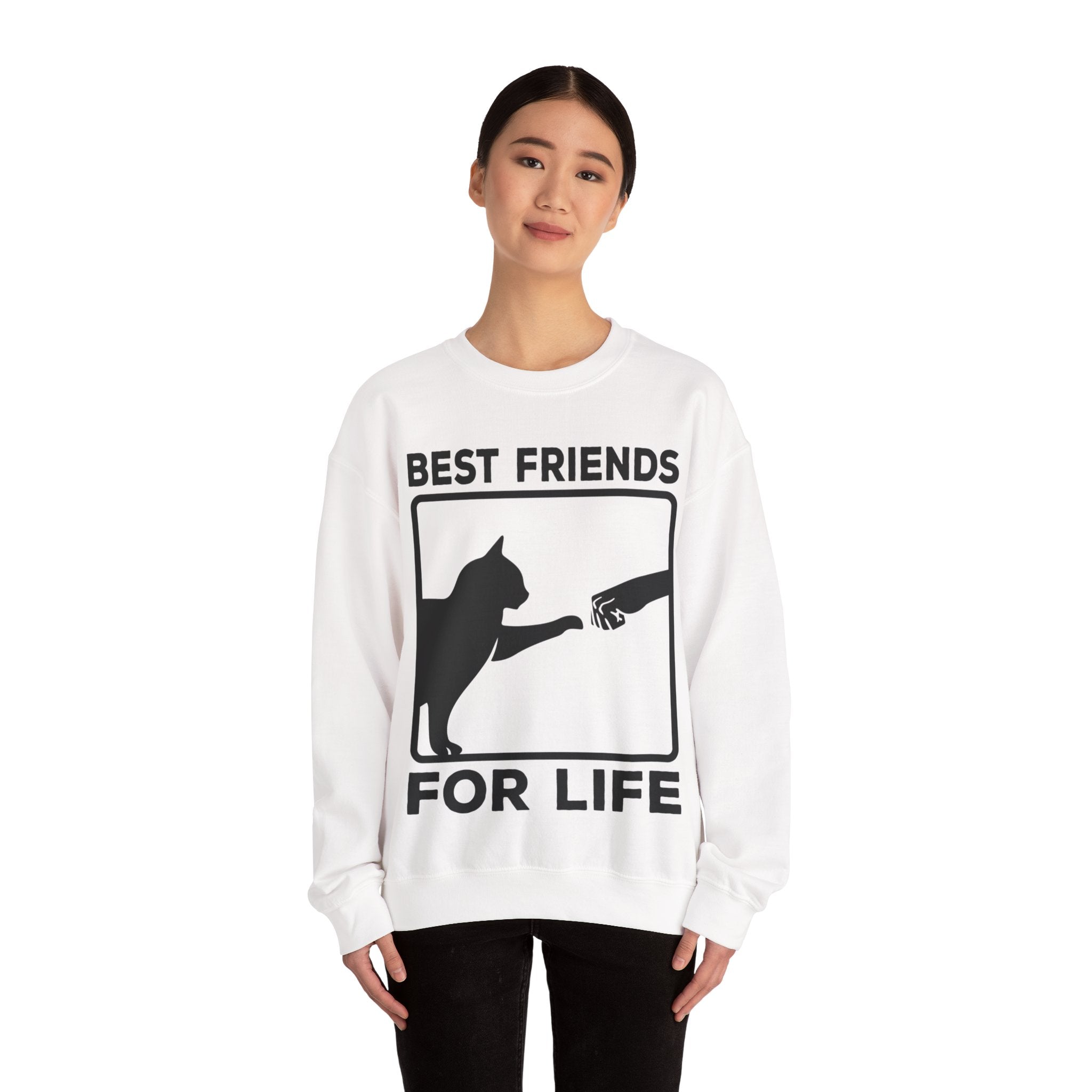 Best Friends For Life Unisex Heavy Blend Crewneck Sweatshirt