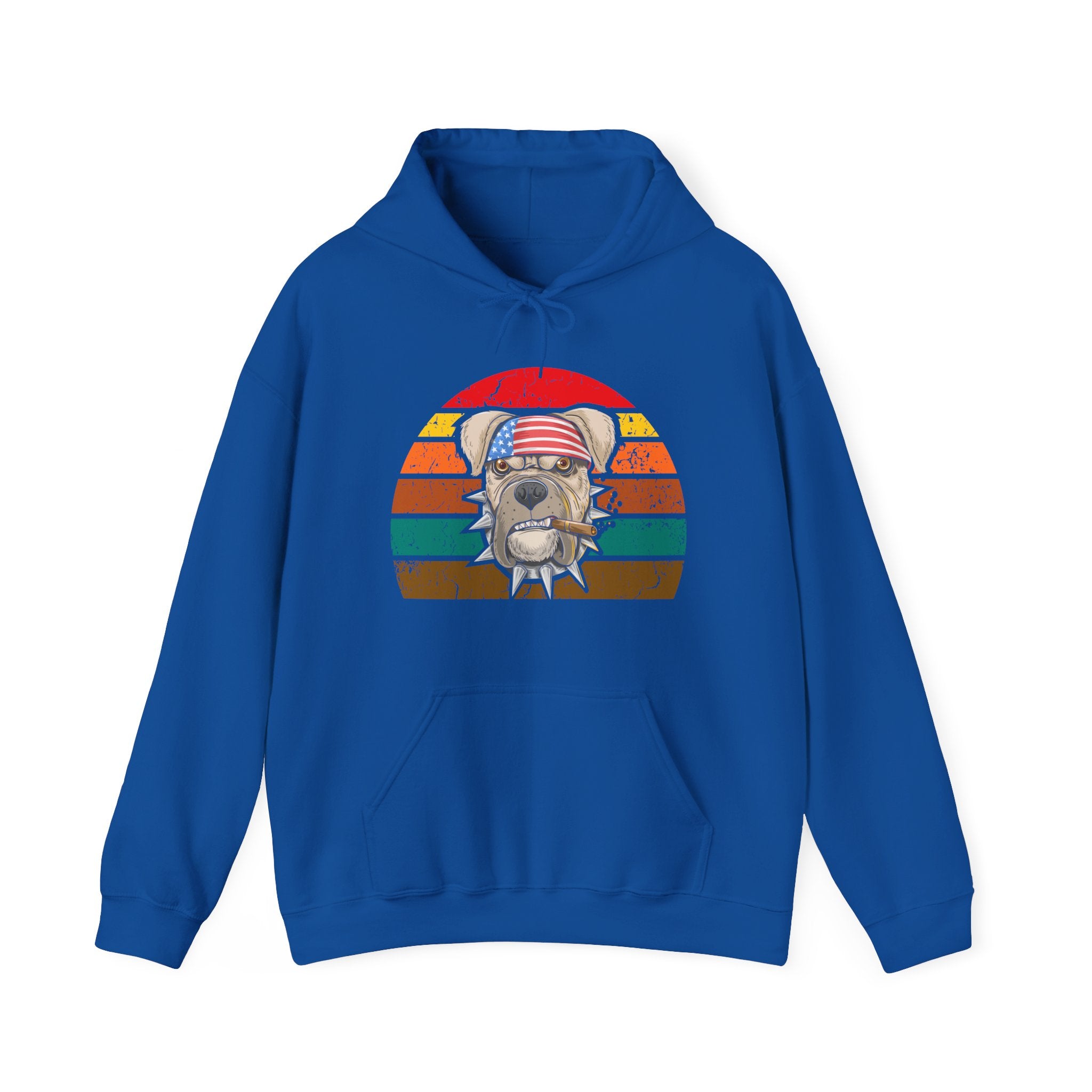 American Dog Unisex Heavy Blend Hooded Sweatshirt for Ultimate Comfort and Warmth