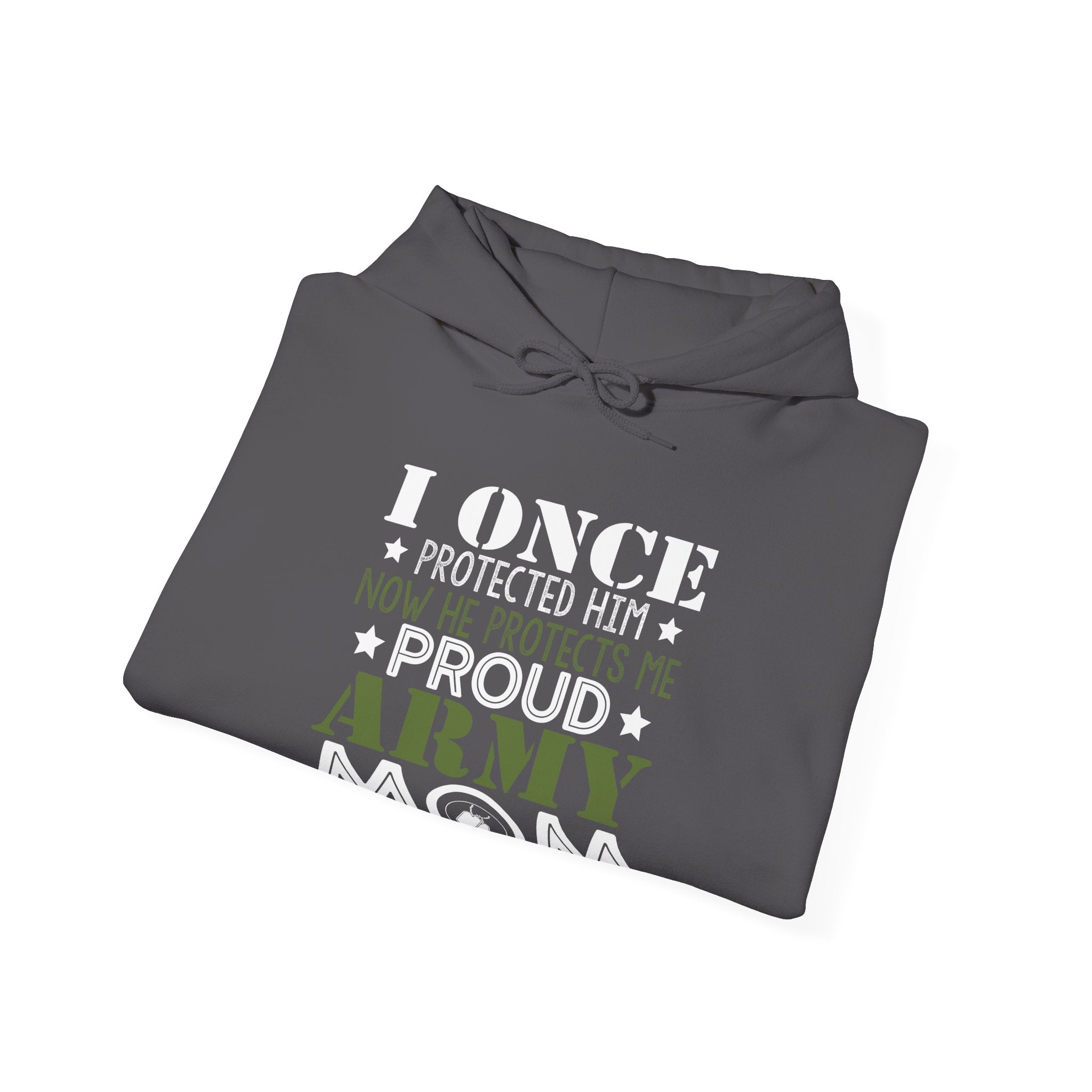 Proud Army Mom Unisex Heavy Blend Hooded Sweatshirt for Ultimate Comfort