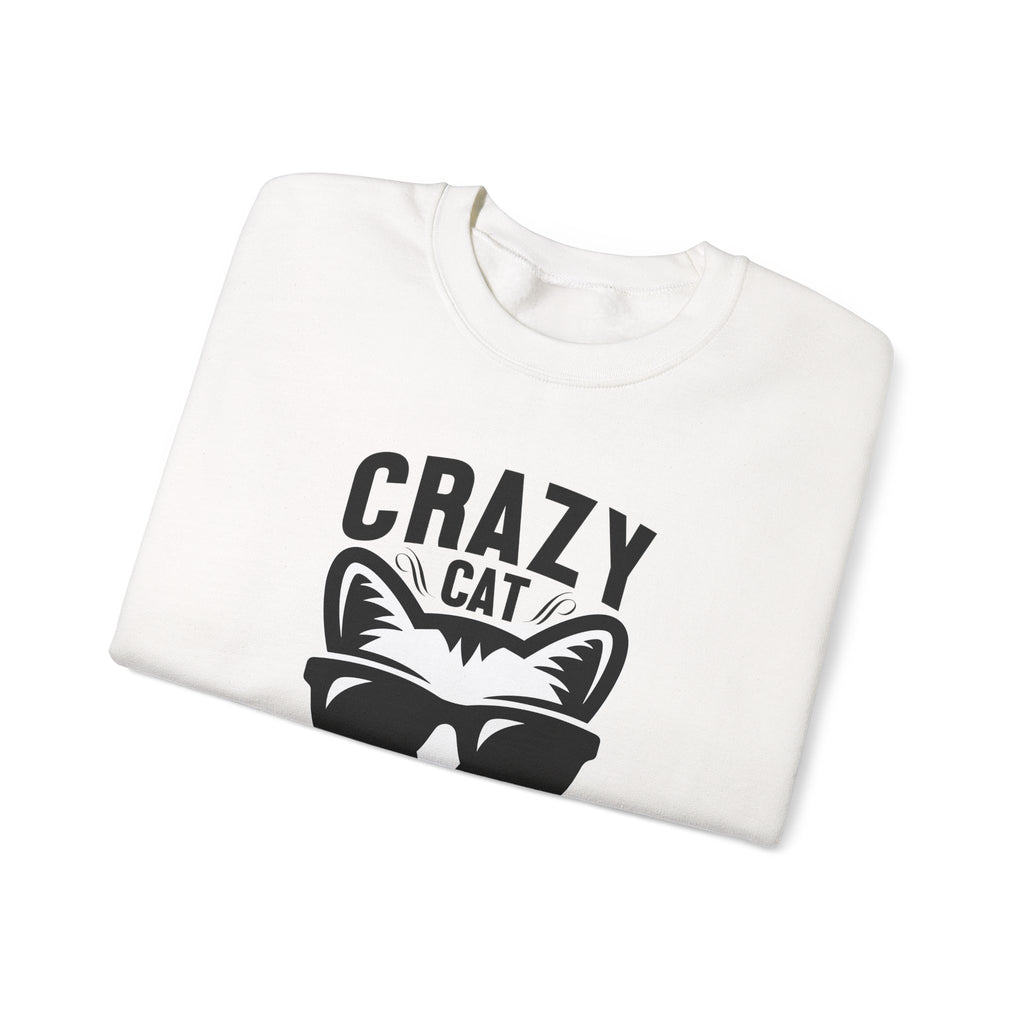 Crazy Car Lady In Training Unisex Heavy Blend Crewneck Sweatshirt