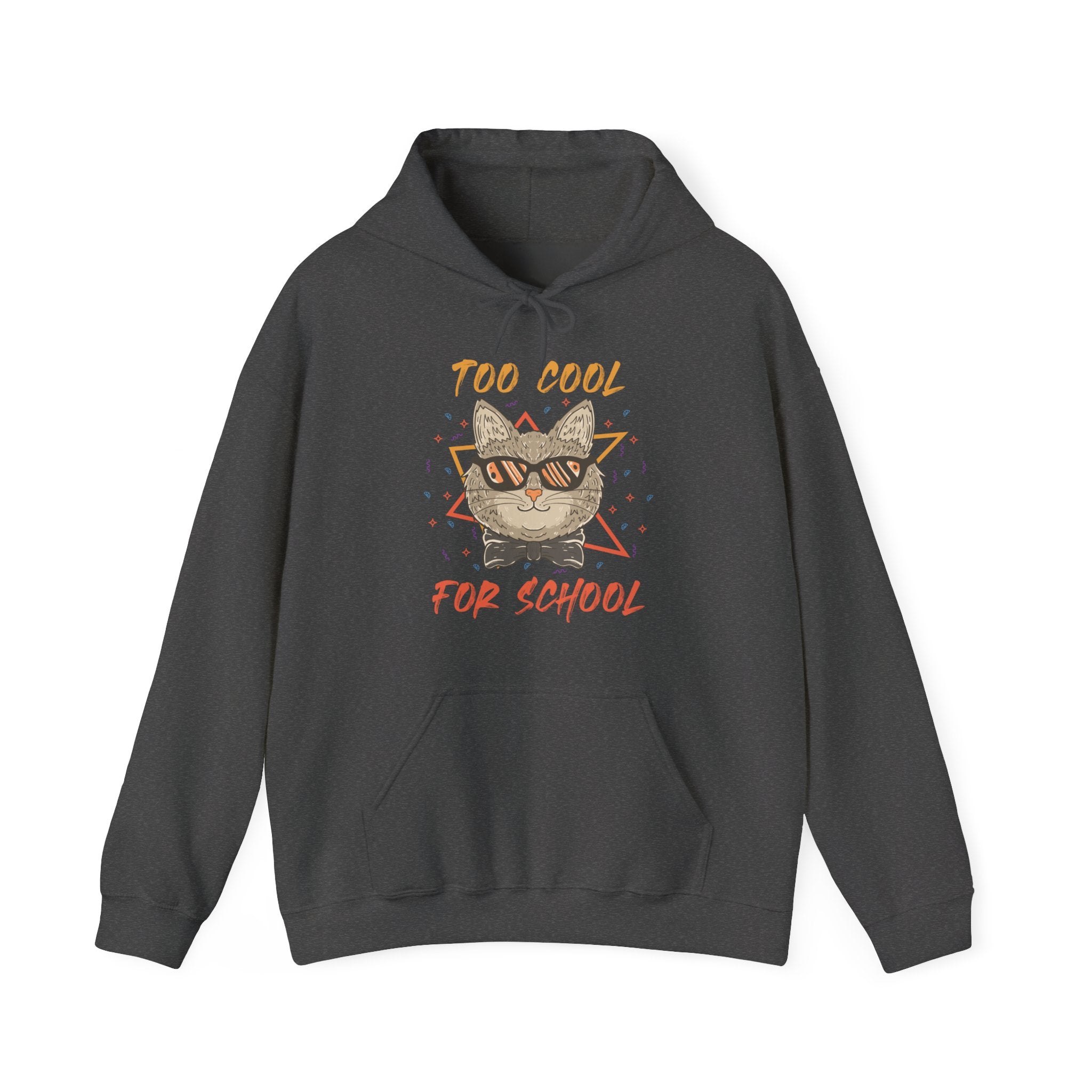 Too Cool For School Unisex Heavy Blend Hooded Sweatshirt for Ultimate Comfort and Style