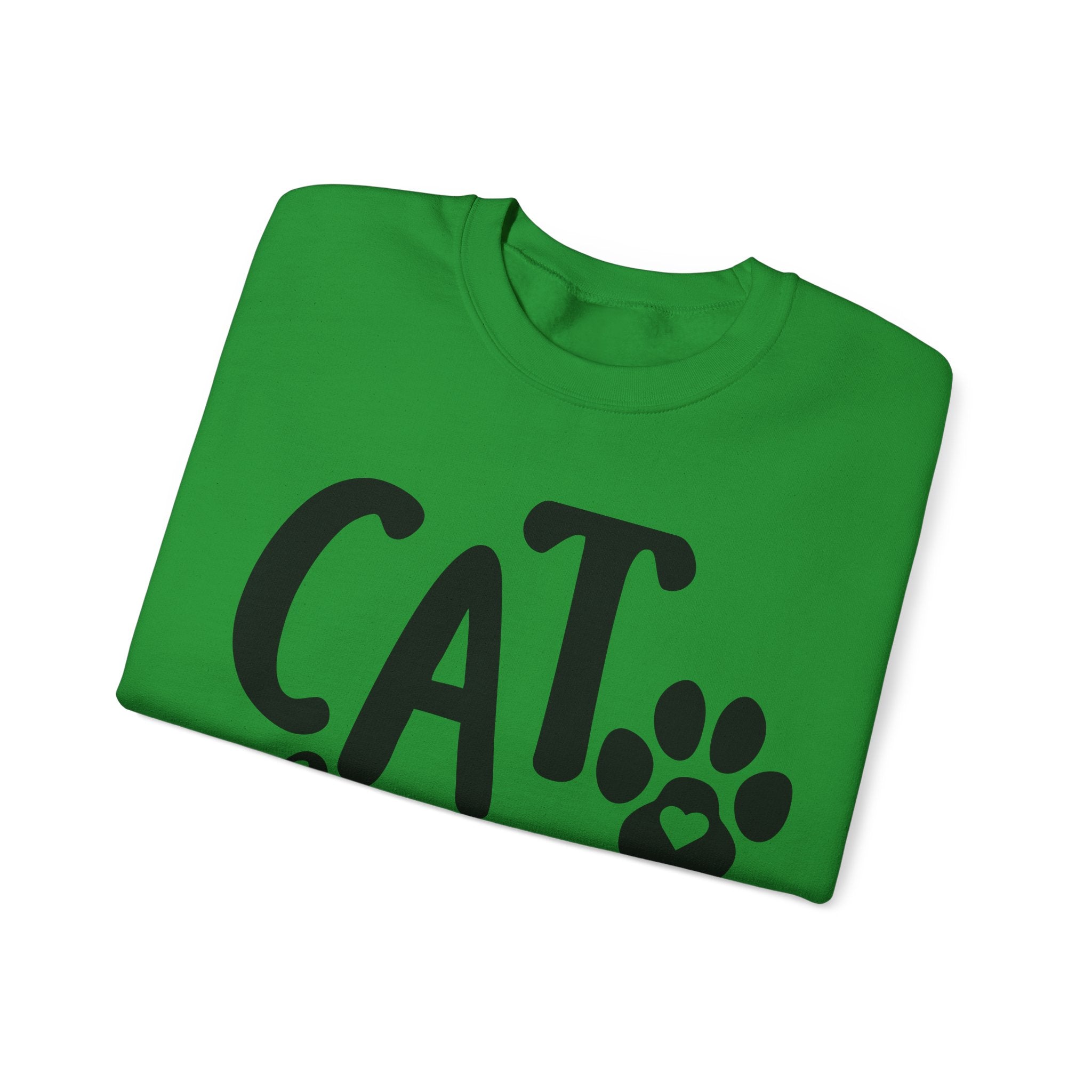 Cat Mama Unisex Heavy Blend Crewneck Sweatshirt for Ultimate Comfort