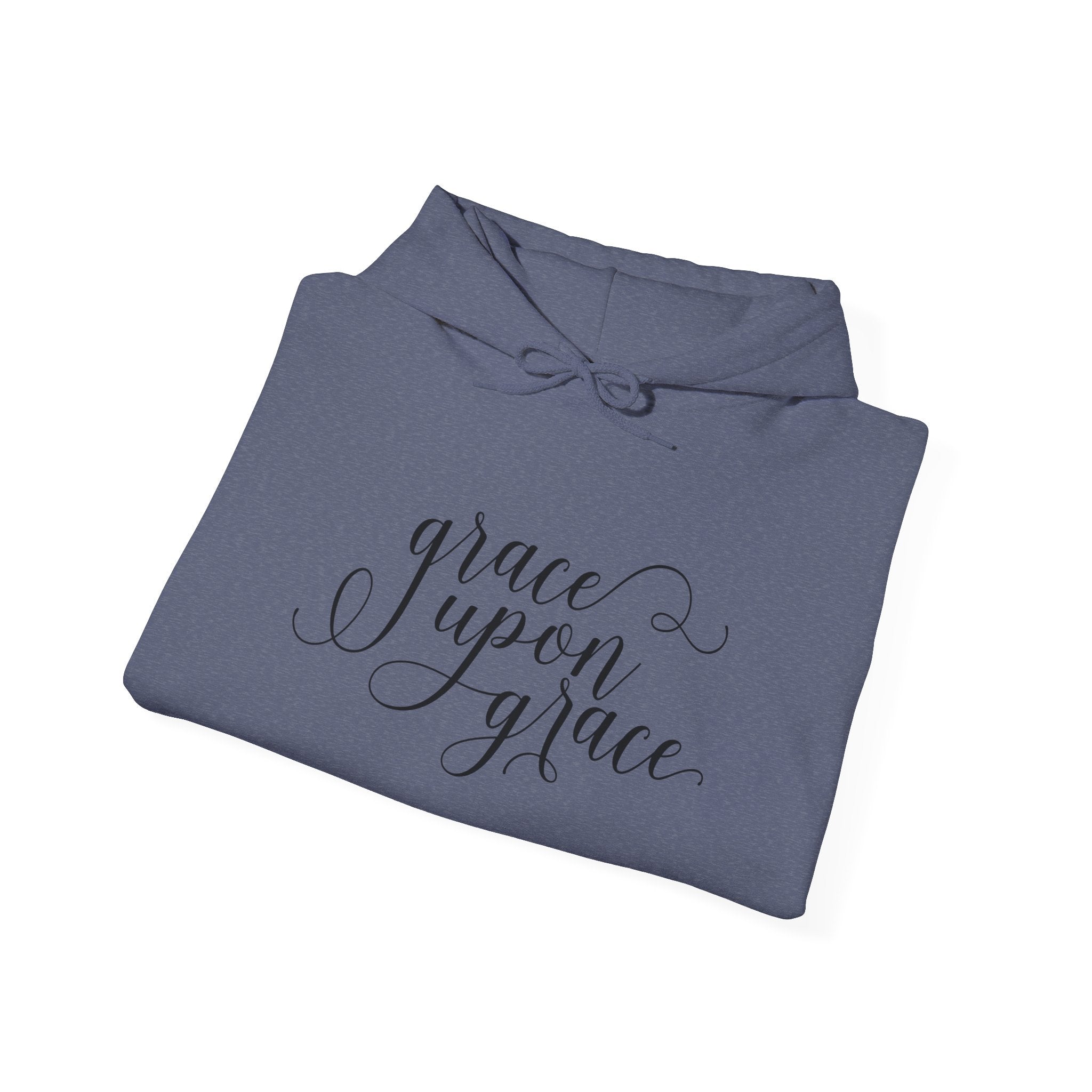 Grace Upon Grace Unisex Heavy Blend Hooded Sweatshirt for Ultimate Comfort and Warmth