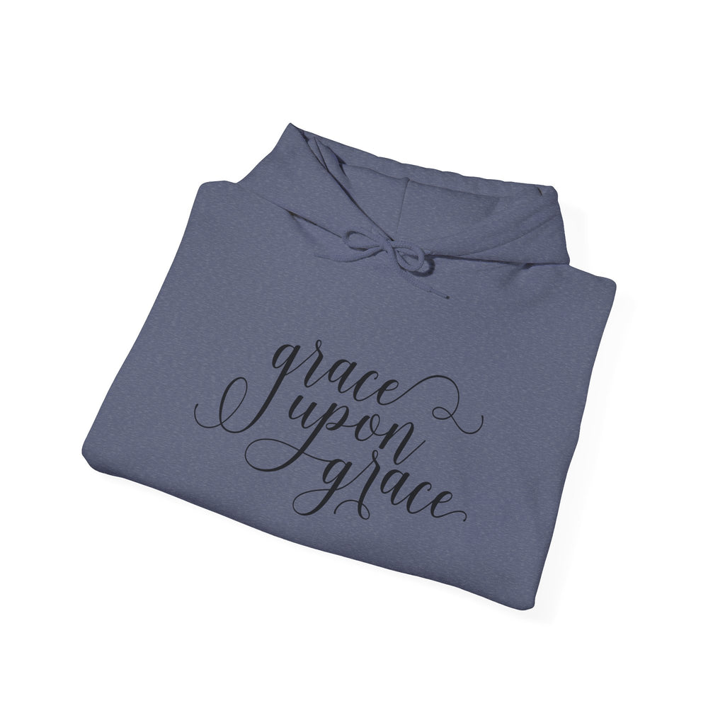 Grace Upon Grace Unisex Heavy Blend Hooded Sweatshirt for Ultimate Comfort
