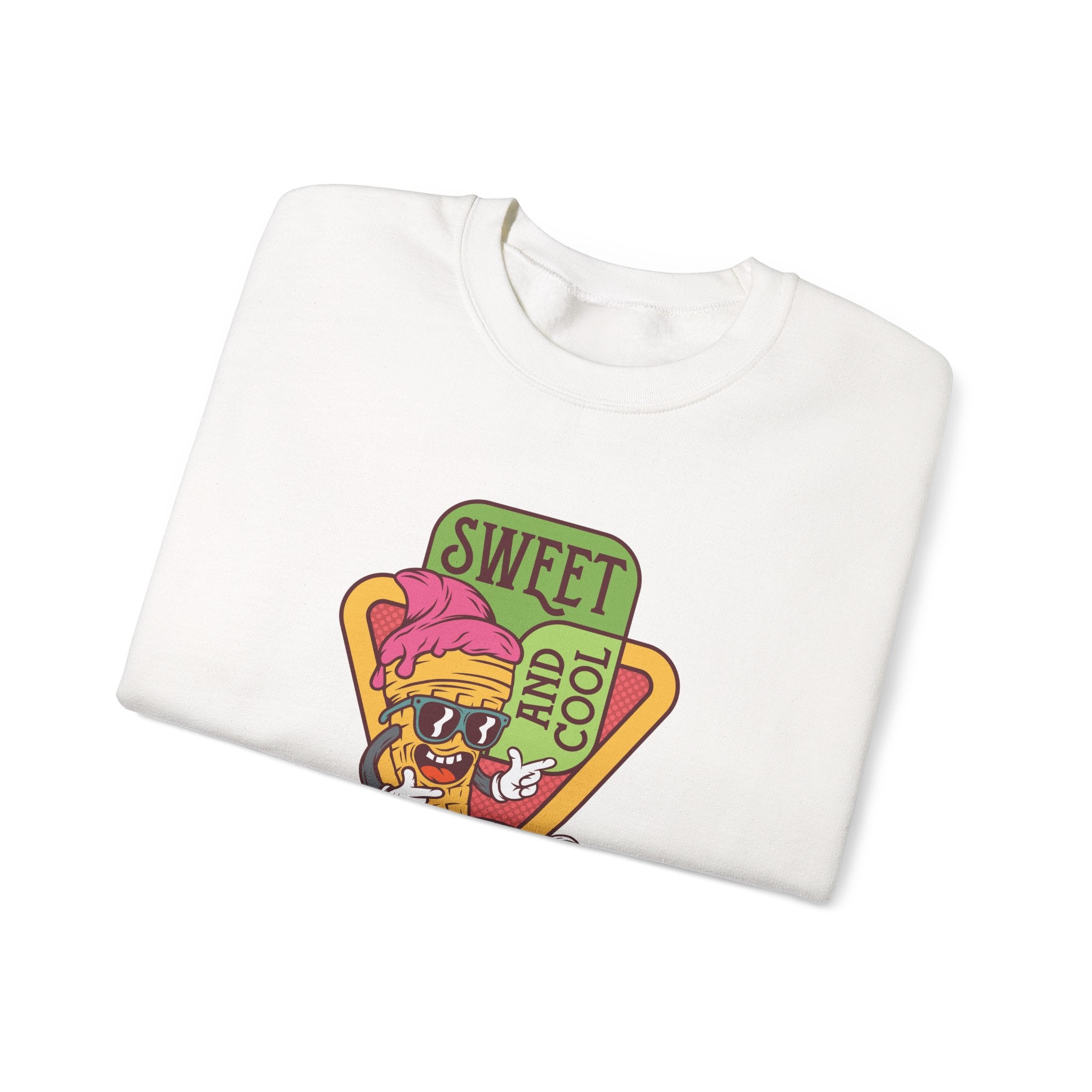 Sweet And Cool Ice Cream Unisex Heavy Blend Crewneck Sweatshirt