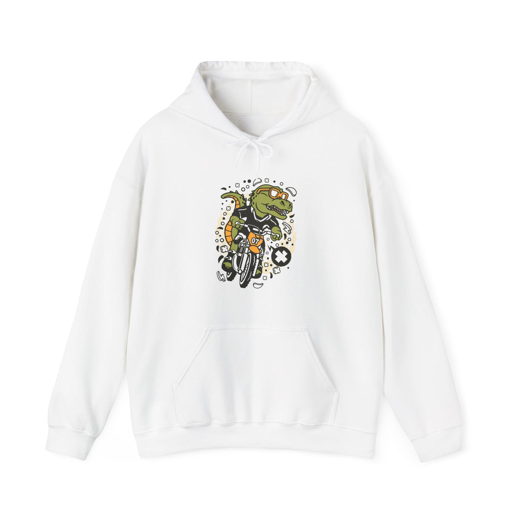 Trex Motocross Rider Unisex Heavy Blend Hooded Sweatshirt for Ultimate Comfort