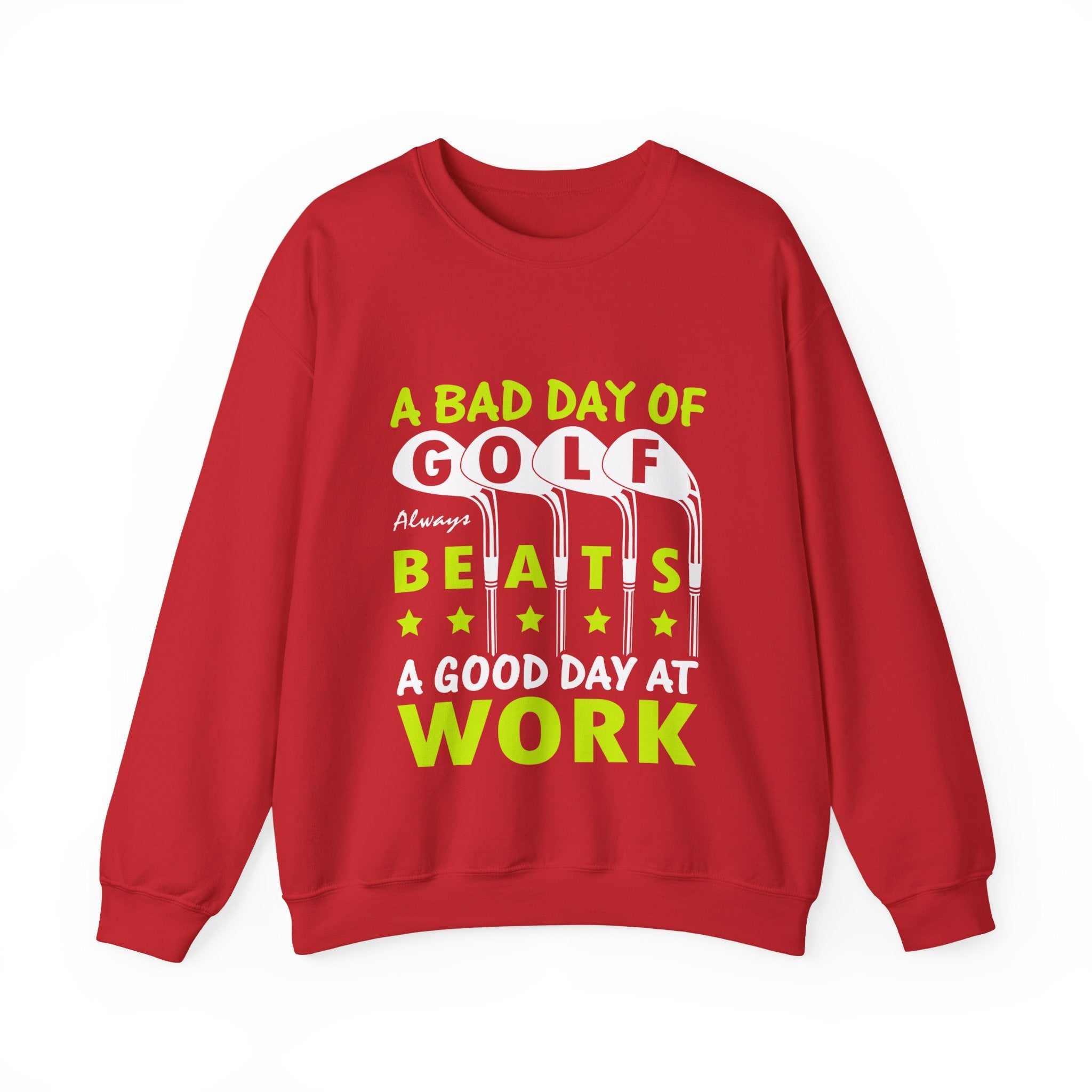 A Bad Day Of Gold Always Beats A Good Day At Work Unisex Heavy Blend Crewneck Sweatshirt