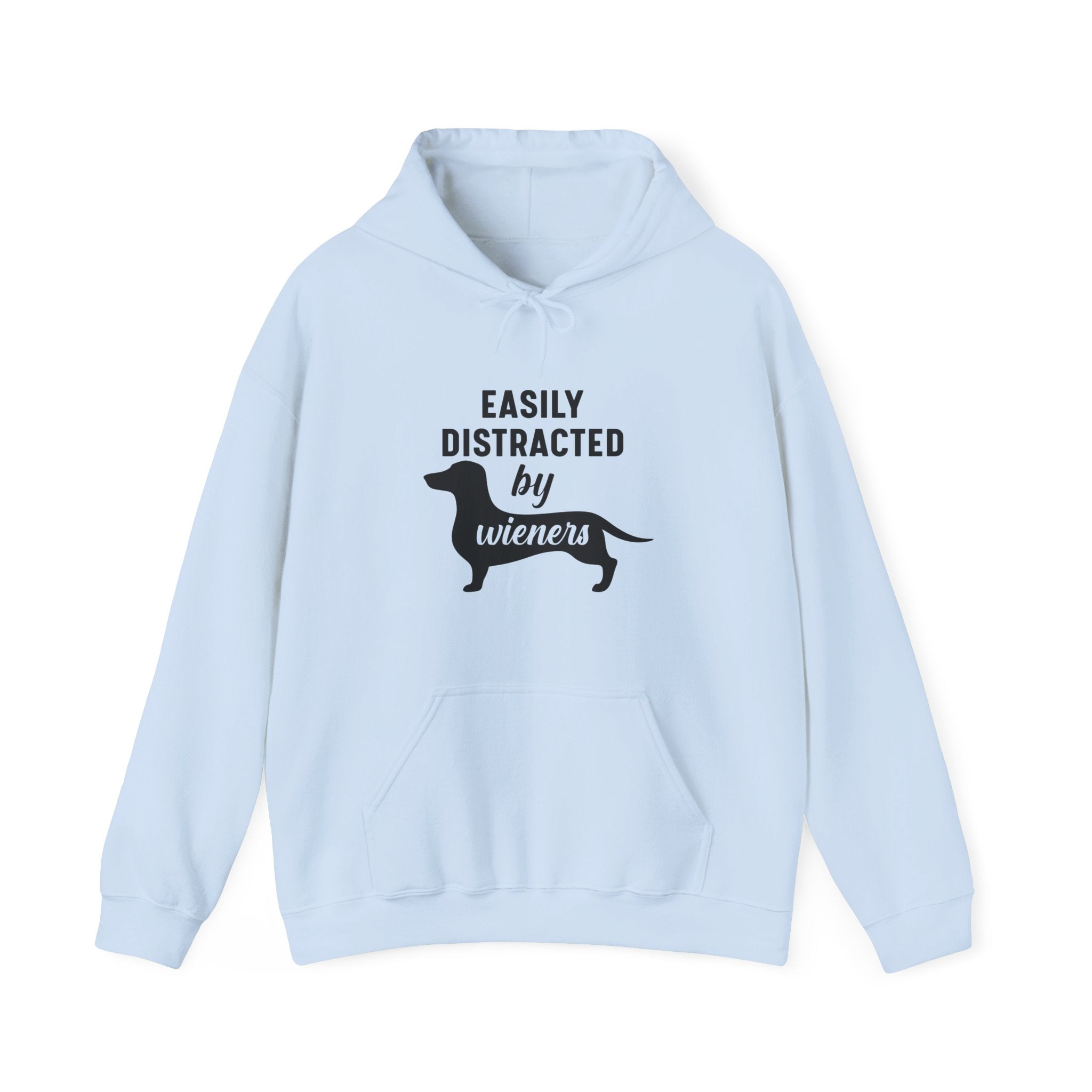 Easily Distracted By Wieners Unisex Heavy Blend Hooded Sweatshirt
