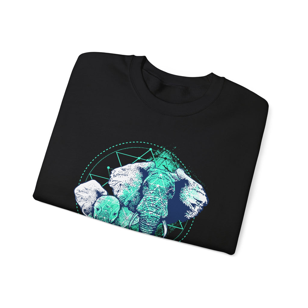 Elephant Unisex Heavy Blend Crewneck Sweatshirt for Ultimate Comfort and Style