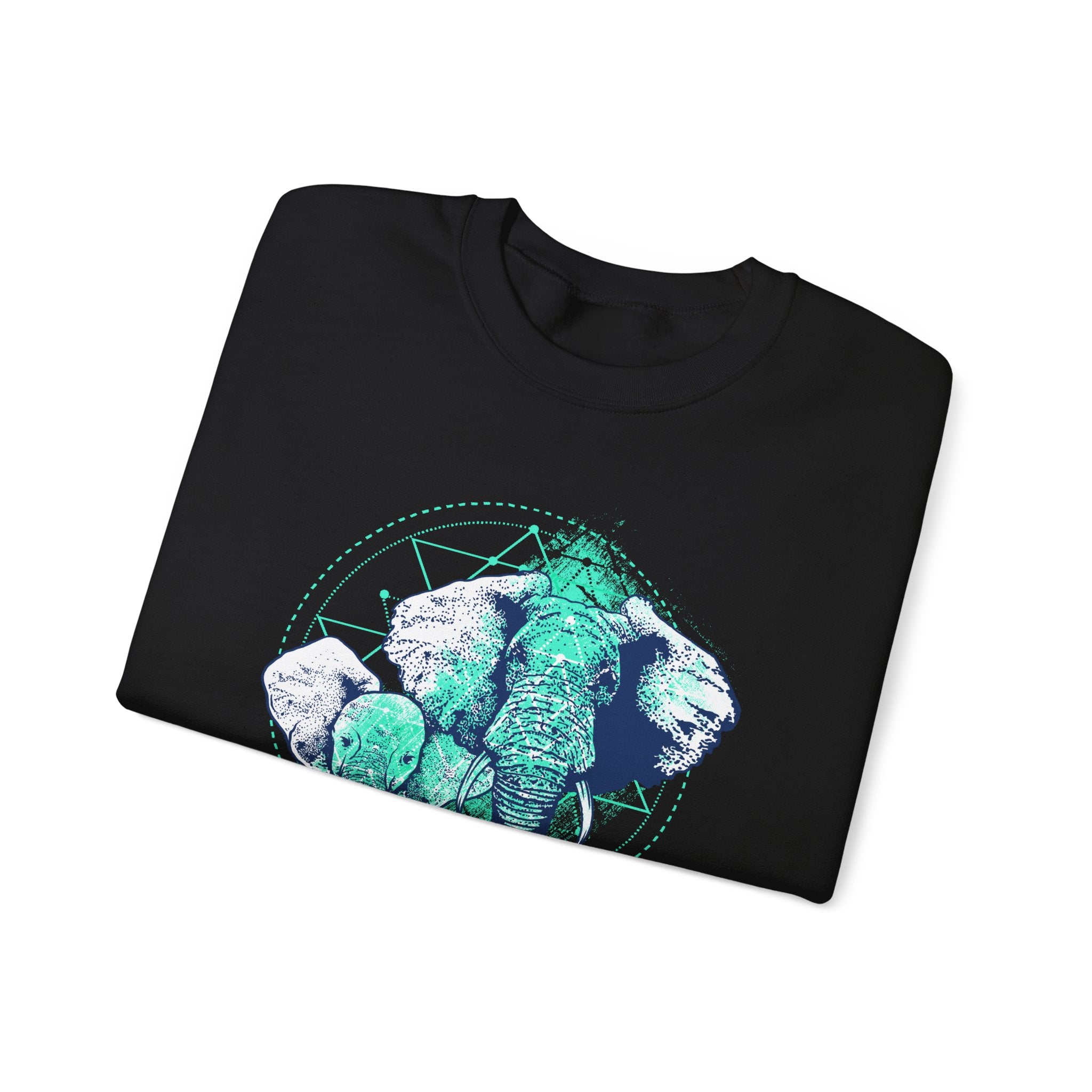 Elephant Unisex Heavy Blend Crewneck Sweatshirt for Ultimate Comfort and Style