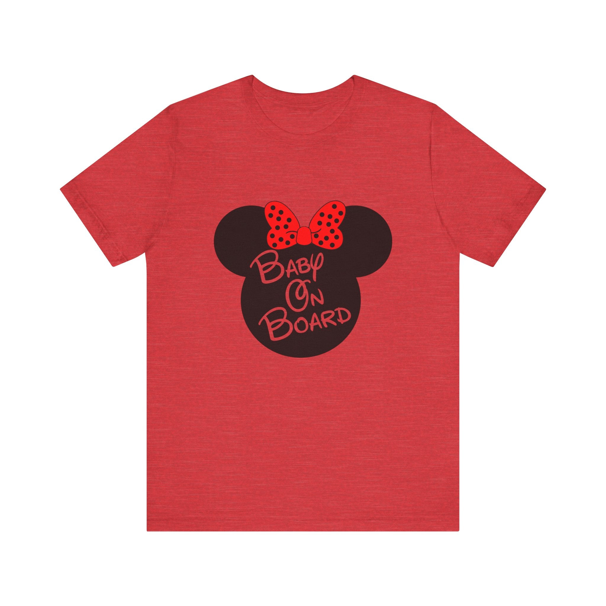 Baby On Board Mouse Ears Unisex Jersey Short Sleeve T-Shirt