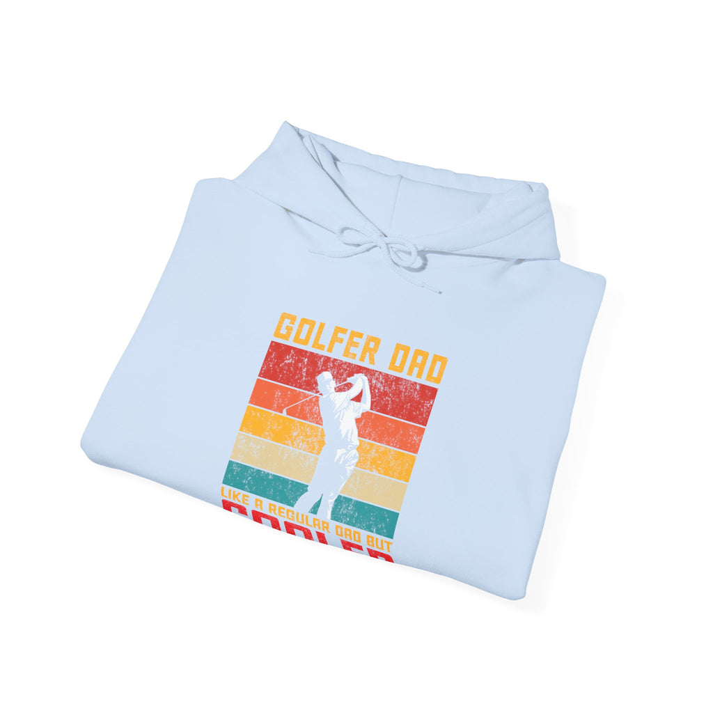 Golfer Dad Like A Regular Dad But Cooler Unisex Heavy Blend Hooded Sweatshirt