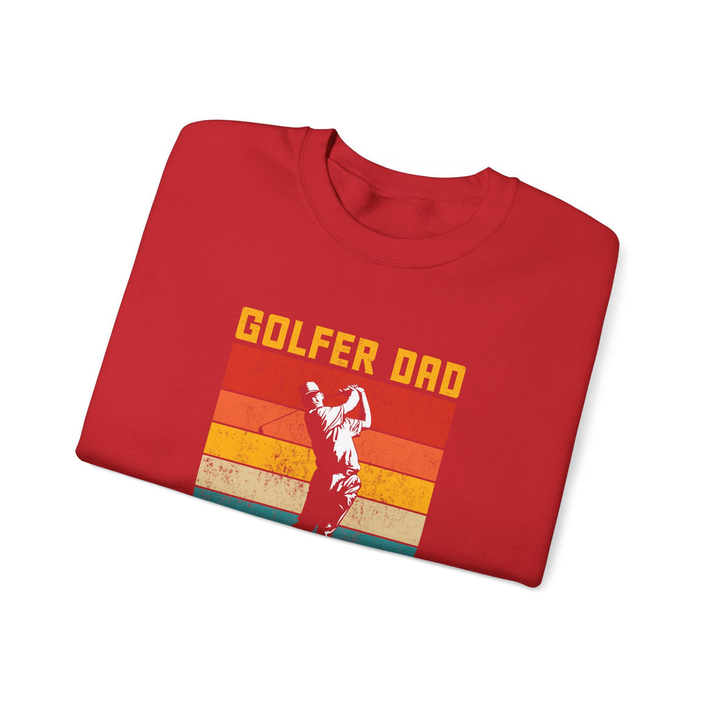 Golfer Dad Like A Regular Dad But Cooler Unisex Heavy Blend Crewneck Sweatshirt