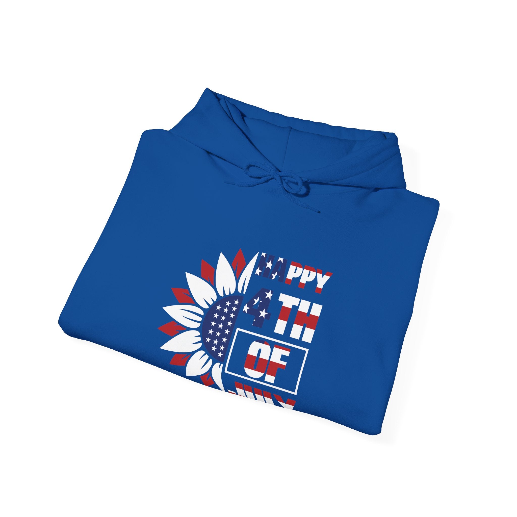 Happy 4th Of July Unisex Heavy Blend Hooded Sweatshirt For Cold Days