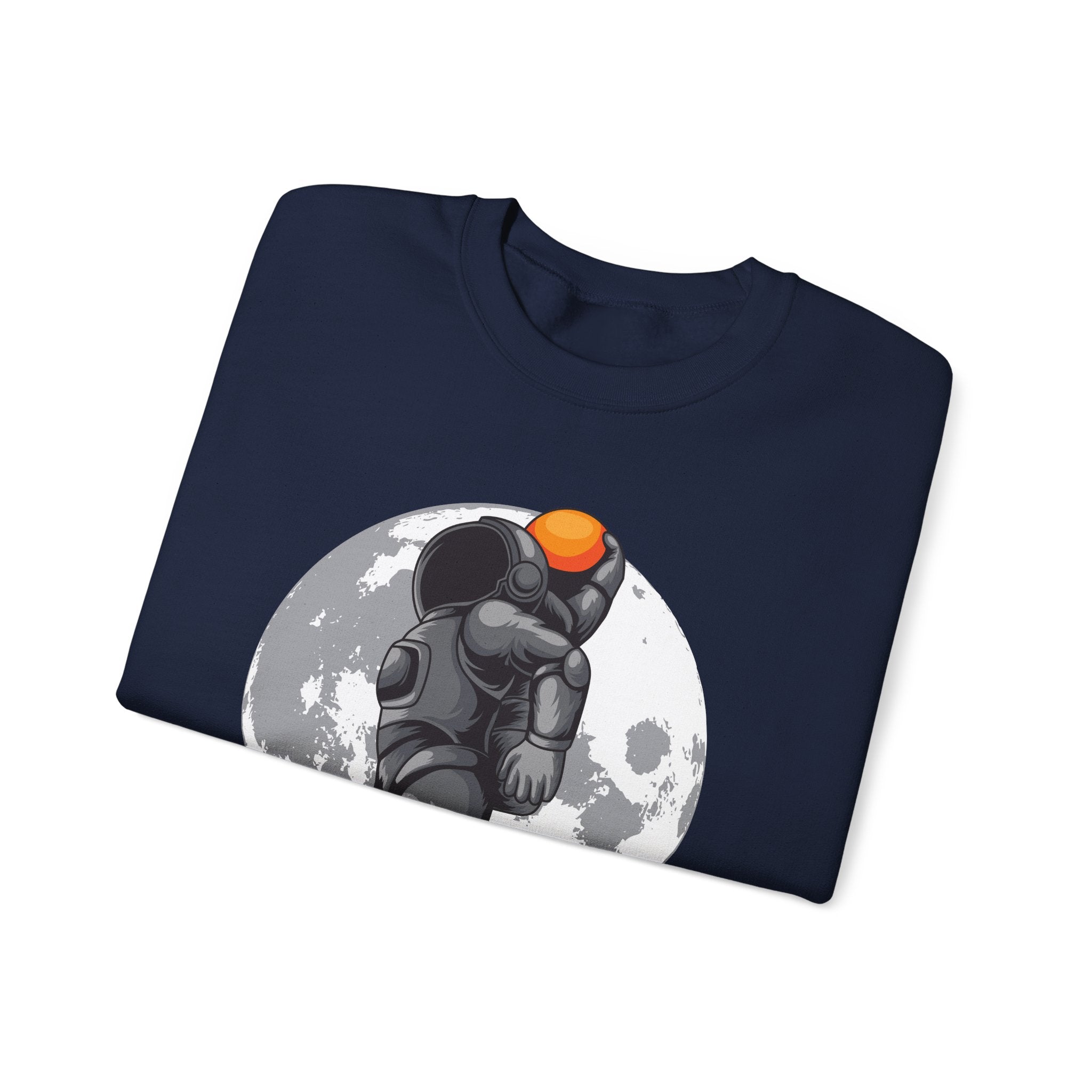Dunking Basketball Astronaut Unisex Heavy Blend Crewneck Sweatshirt