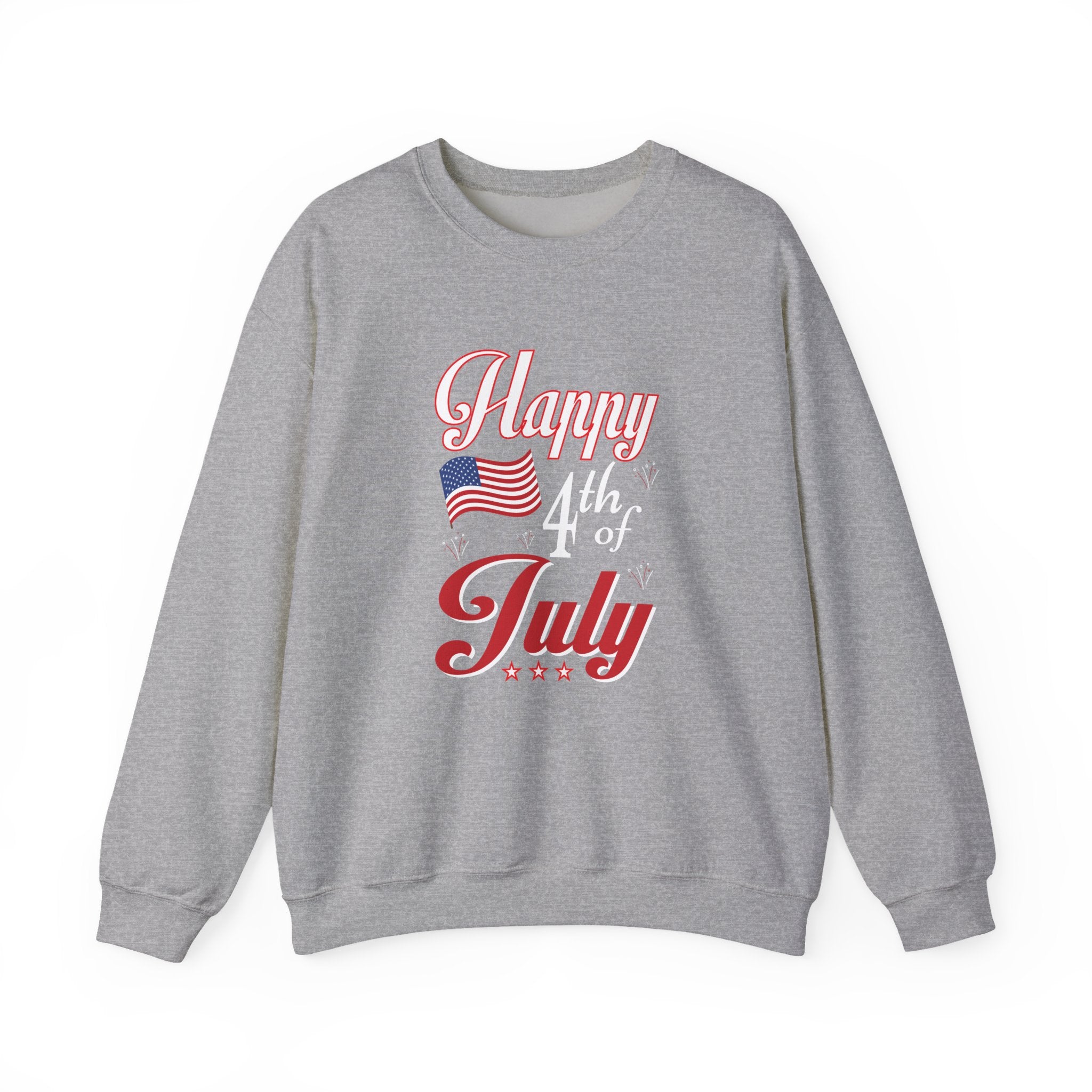 Happy 4th Of July Fireworks Unisex Heavy Blend Crewneck Sweatshirt