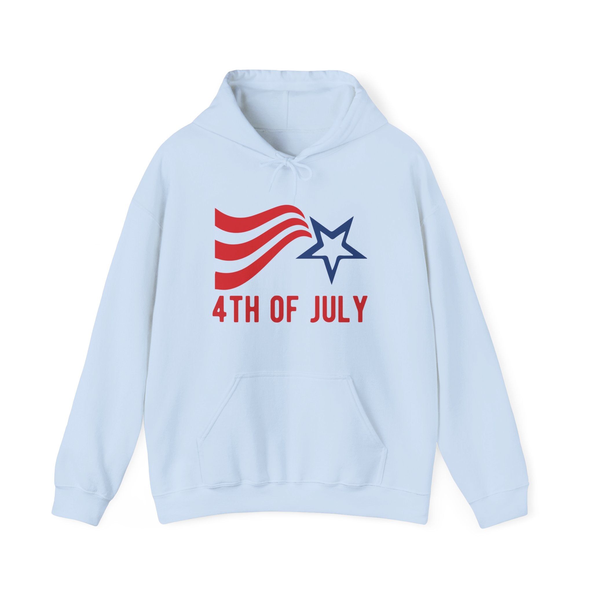 4th Of July Unisex Heavy Blend Hooded Sweatshirt With Kangaroo Pocket