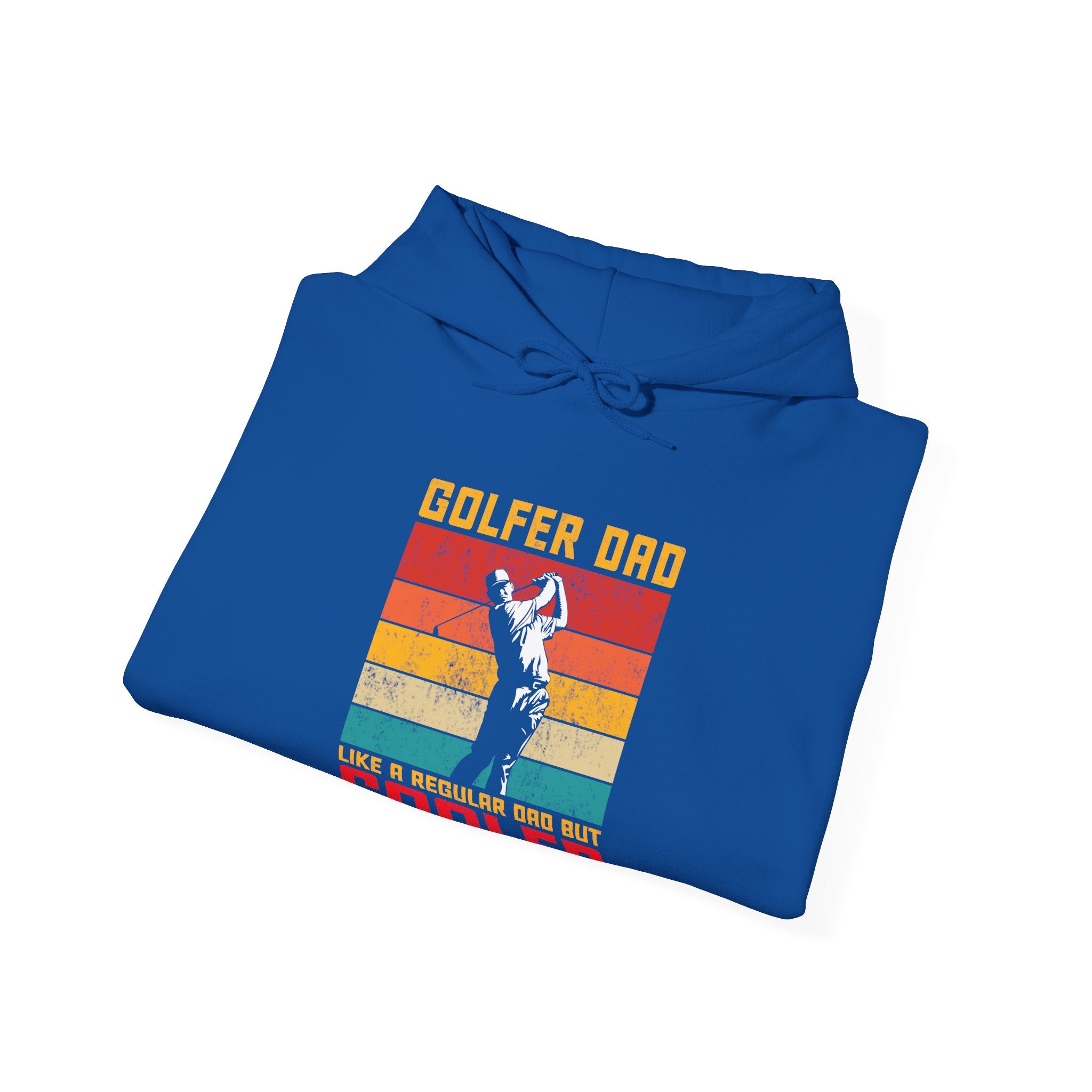 Golfer Dad Like A Regular Dad But Cooler Unisex Heavy Blend Hooded Sweatshirt