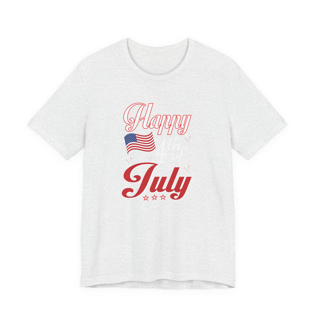 Happy 4th Of July Fireworks Unisex Short Sleeve Tee