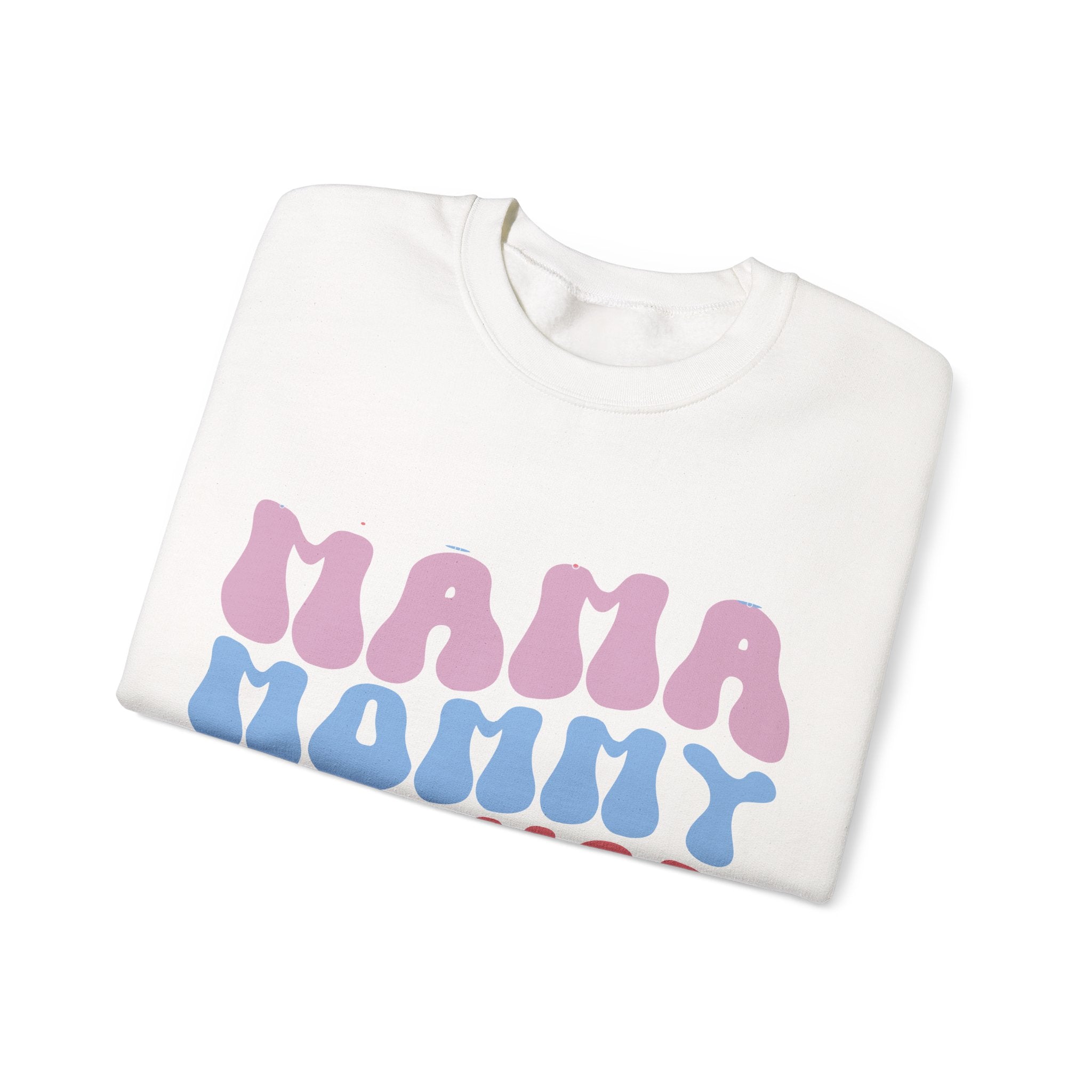 Mama Mommy Unisex Heavy Blend Crewneck Sweatshirt for Ultimate Comfort