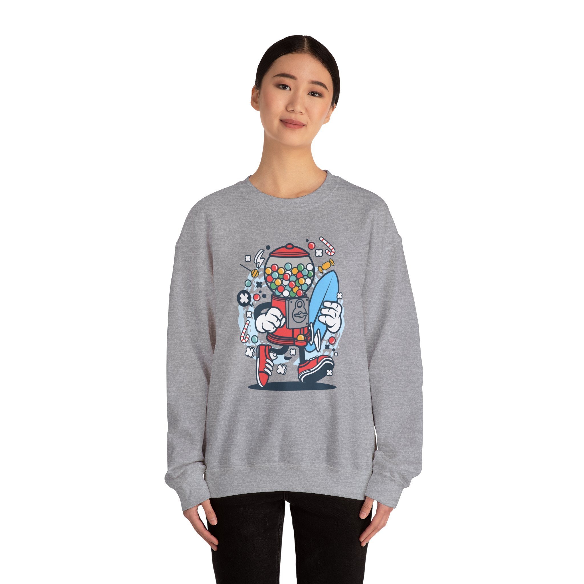 Candy Machine Surfer Unisex Heavy Blend Crewneck Sweatshirt