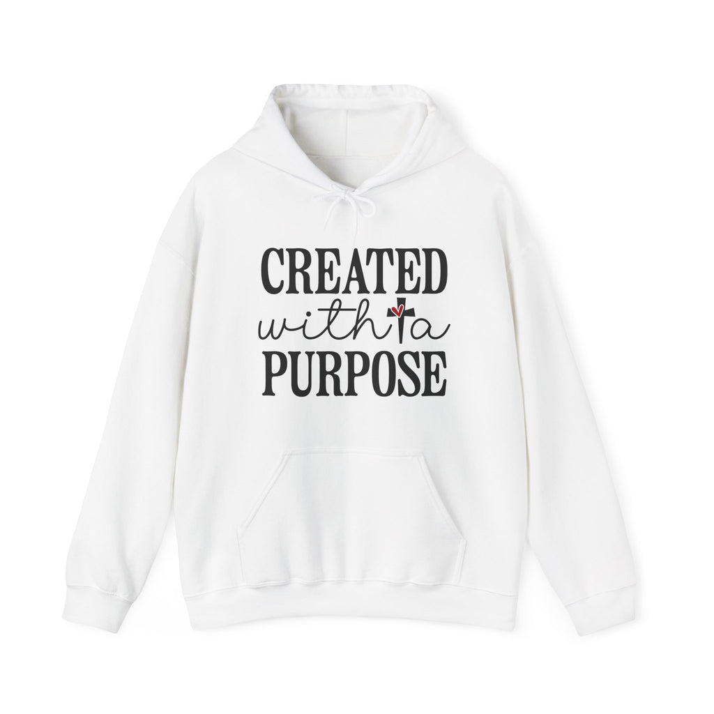 Created With A Purpose Unisex Heavy Blend Hooded Sweatshirt for Ultimate Comfort