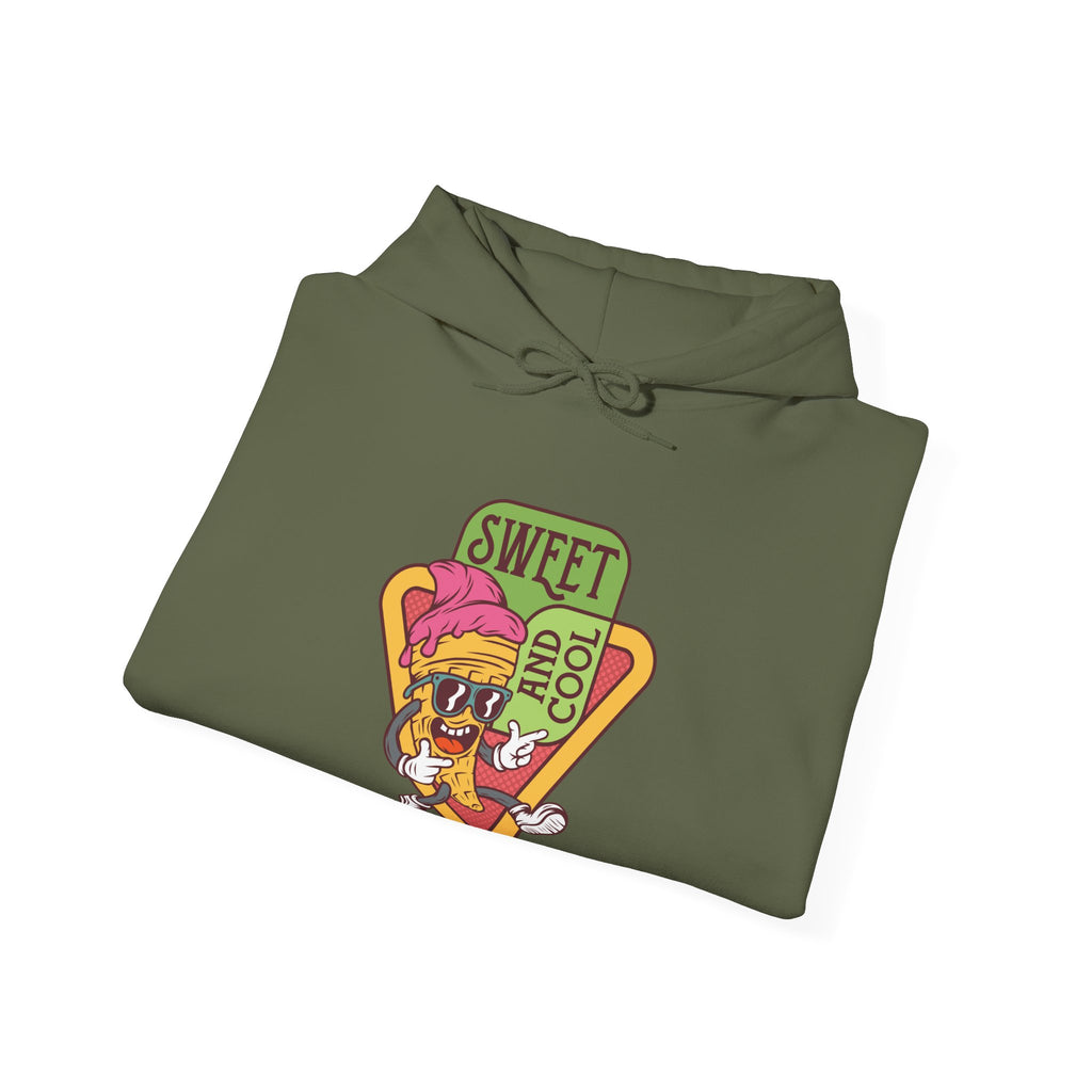 Sweet And Cool Ice Cream Unisex Heavy Blend Hooded Sweatshirt