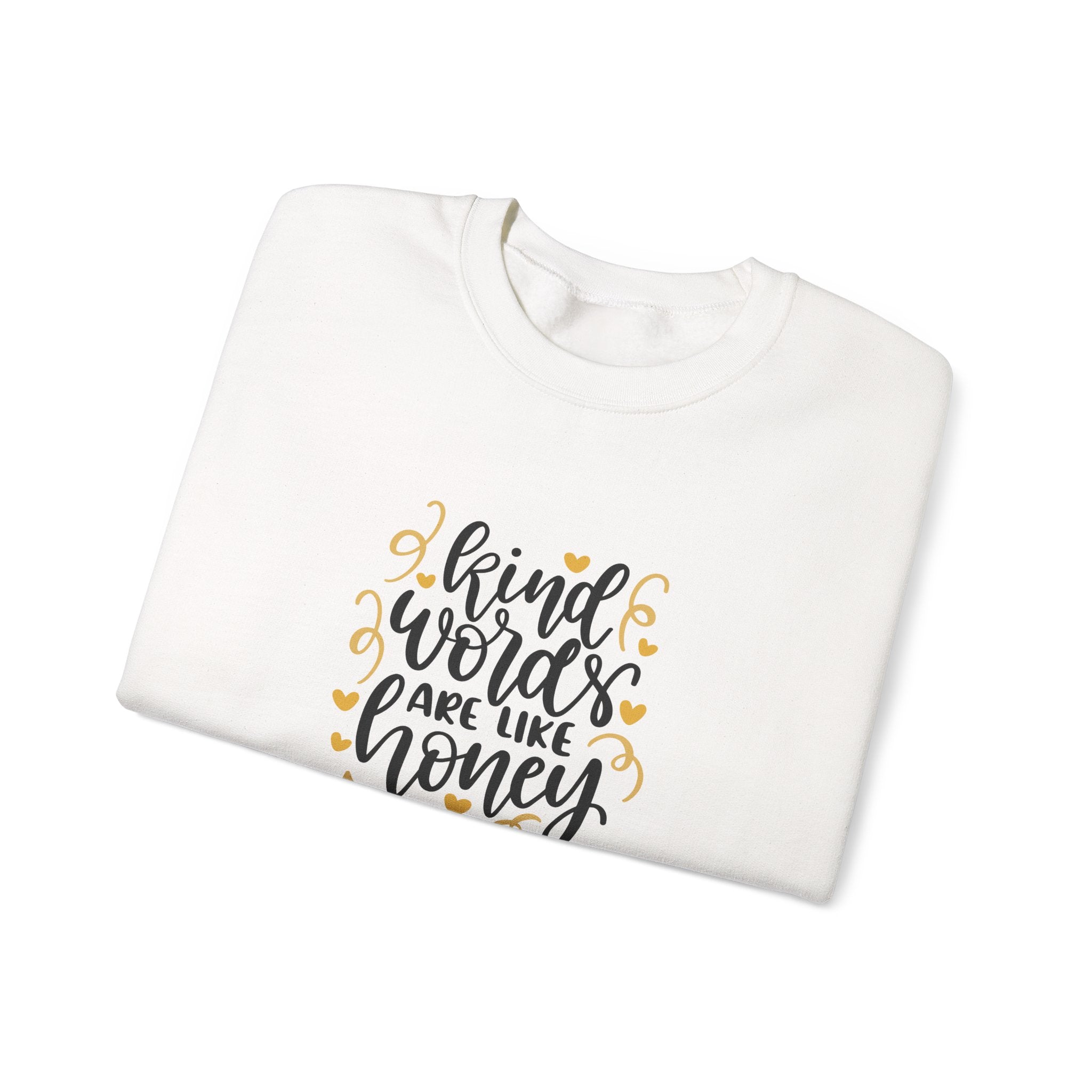 Kinds Words Are Like Honey Proverbs 16 24 Unisex Heavy Blend Crewneck Sweatshirt