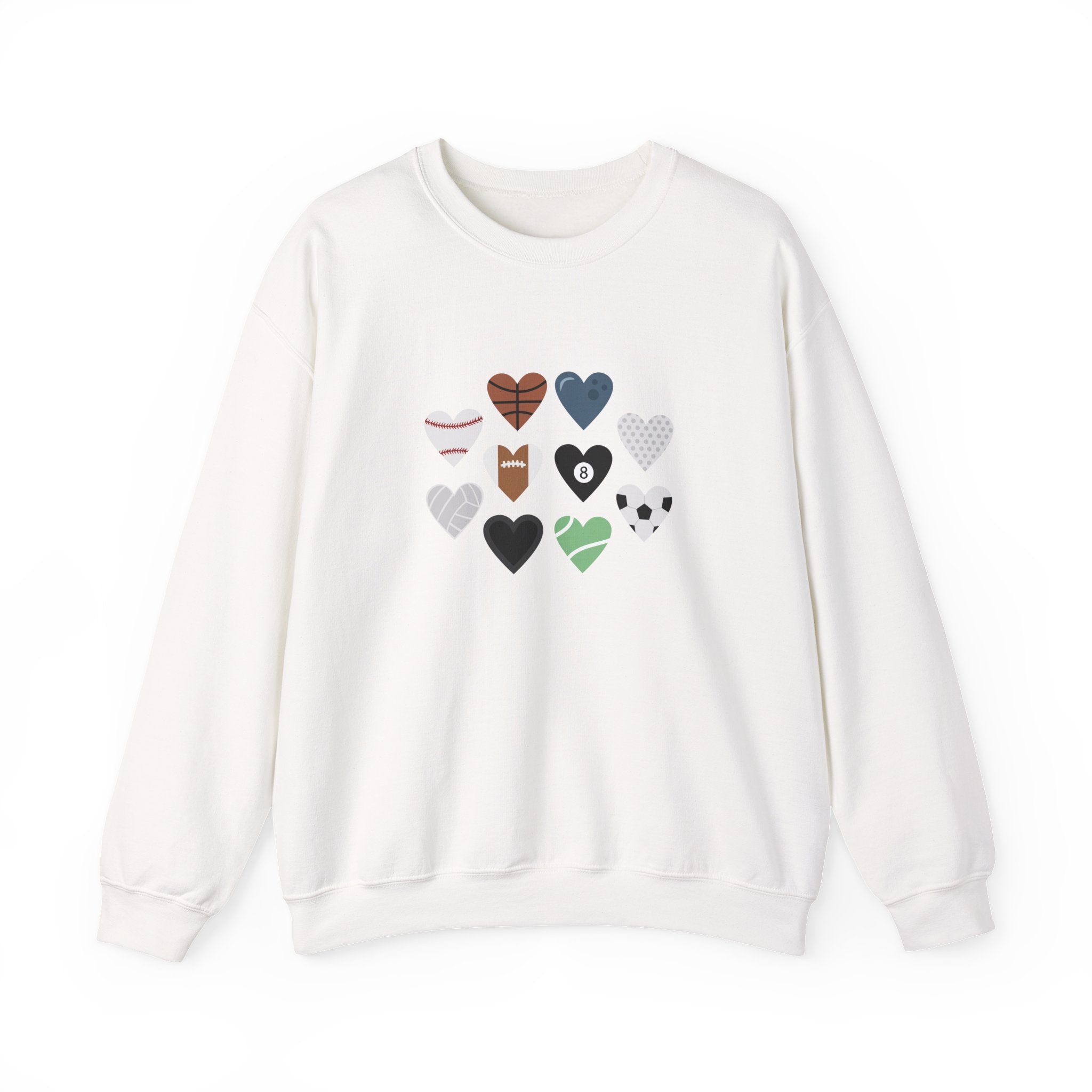 Heart Sports Unisex Heavy Blend Crewneck Sweatshirt for Ultimate Comfort and Style
