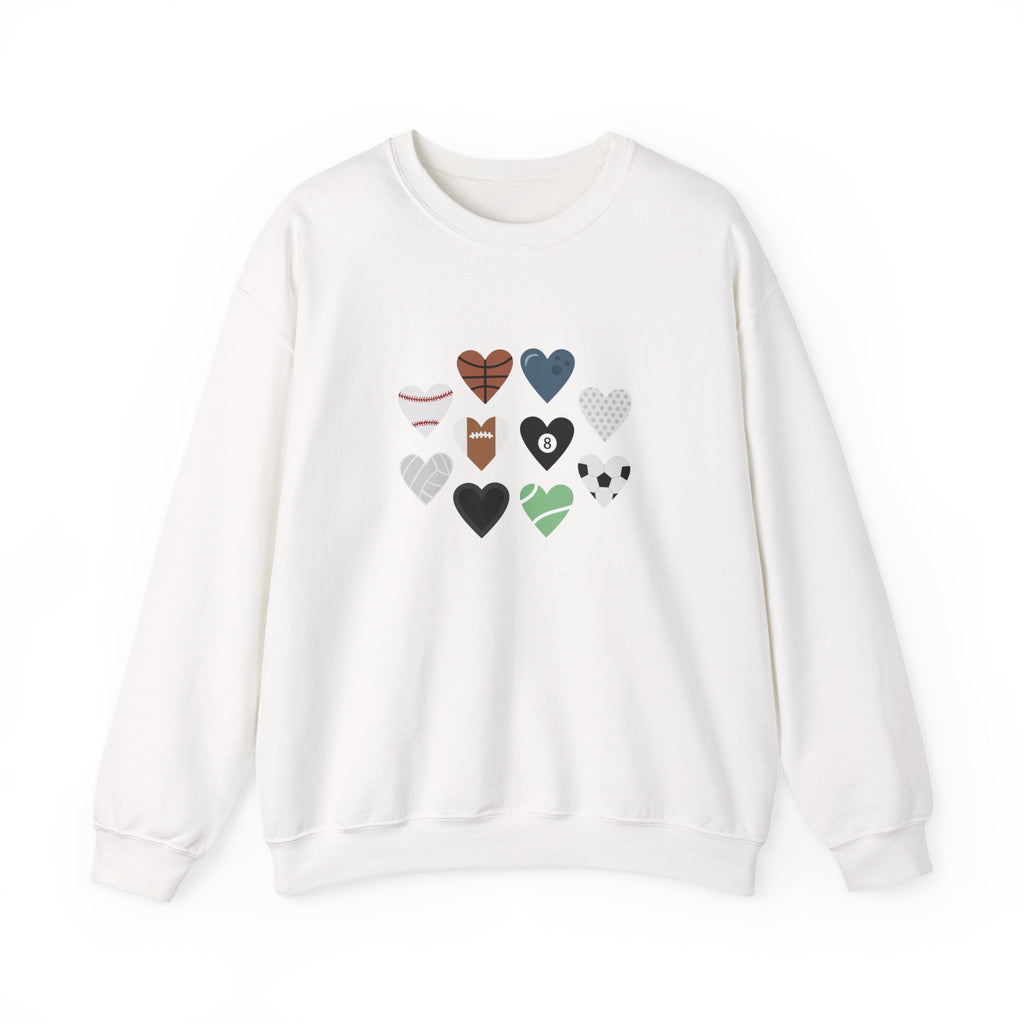 Heart Sports Unisex Heavy Blend Crewneck Sweatshirt for Ultimate Comfort