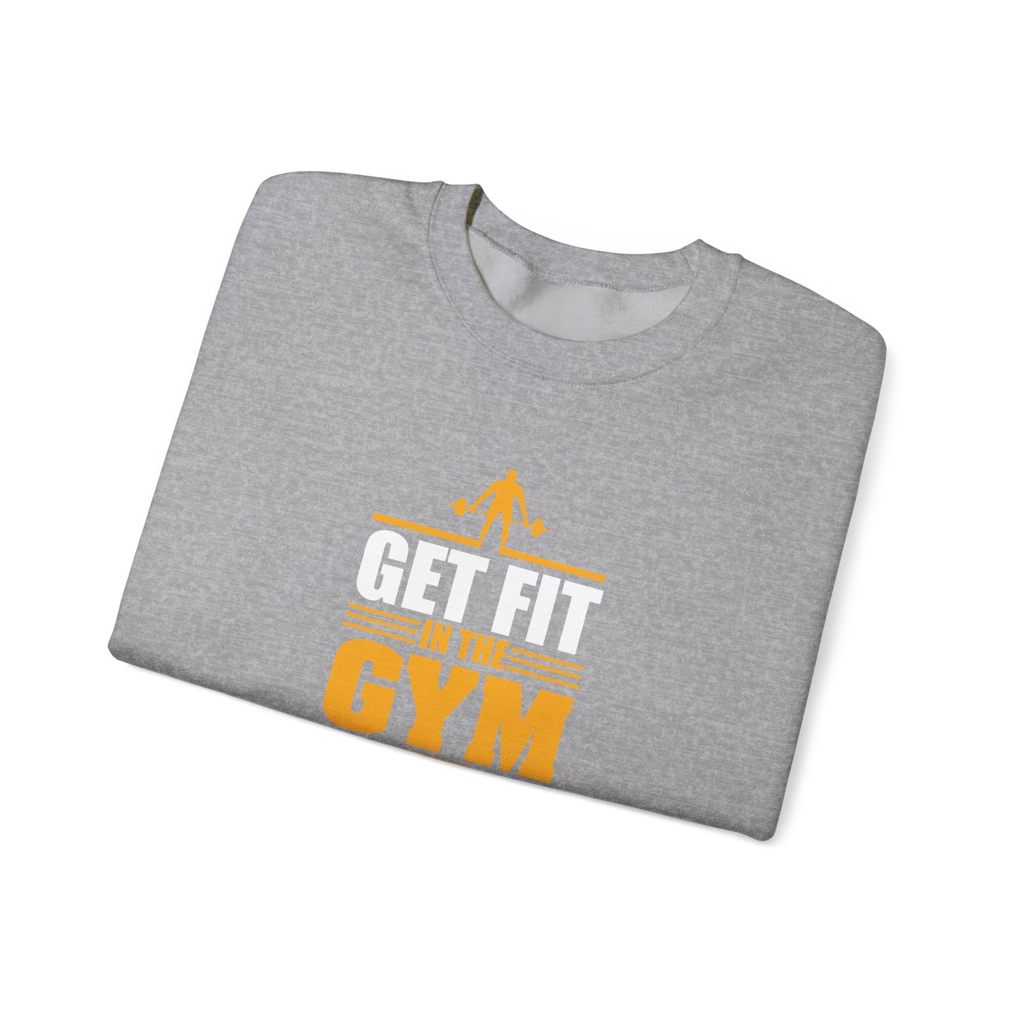 Get Fit In The Gym Lose Weight In The Kitchen Unisex Heavy Blend Crewneck Sweatshirt