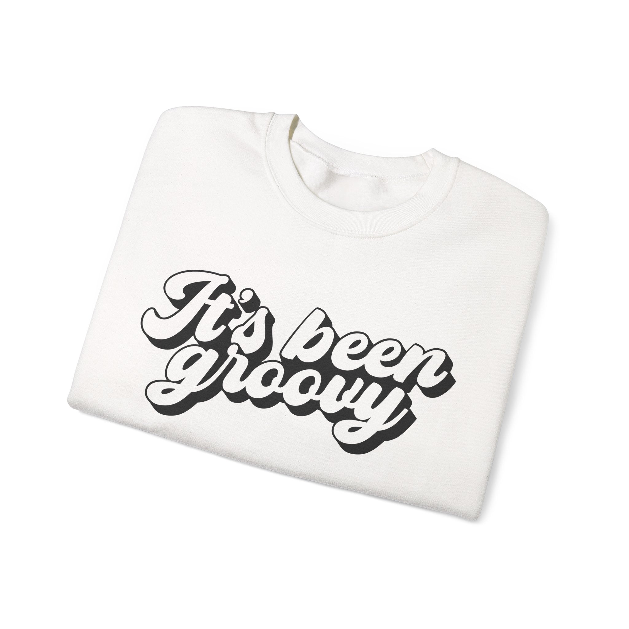 Its Been Groovy Unisex Heavy Blend Crewneck Sweatshirt for Ultimate Comfort