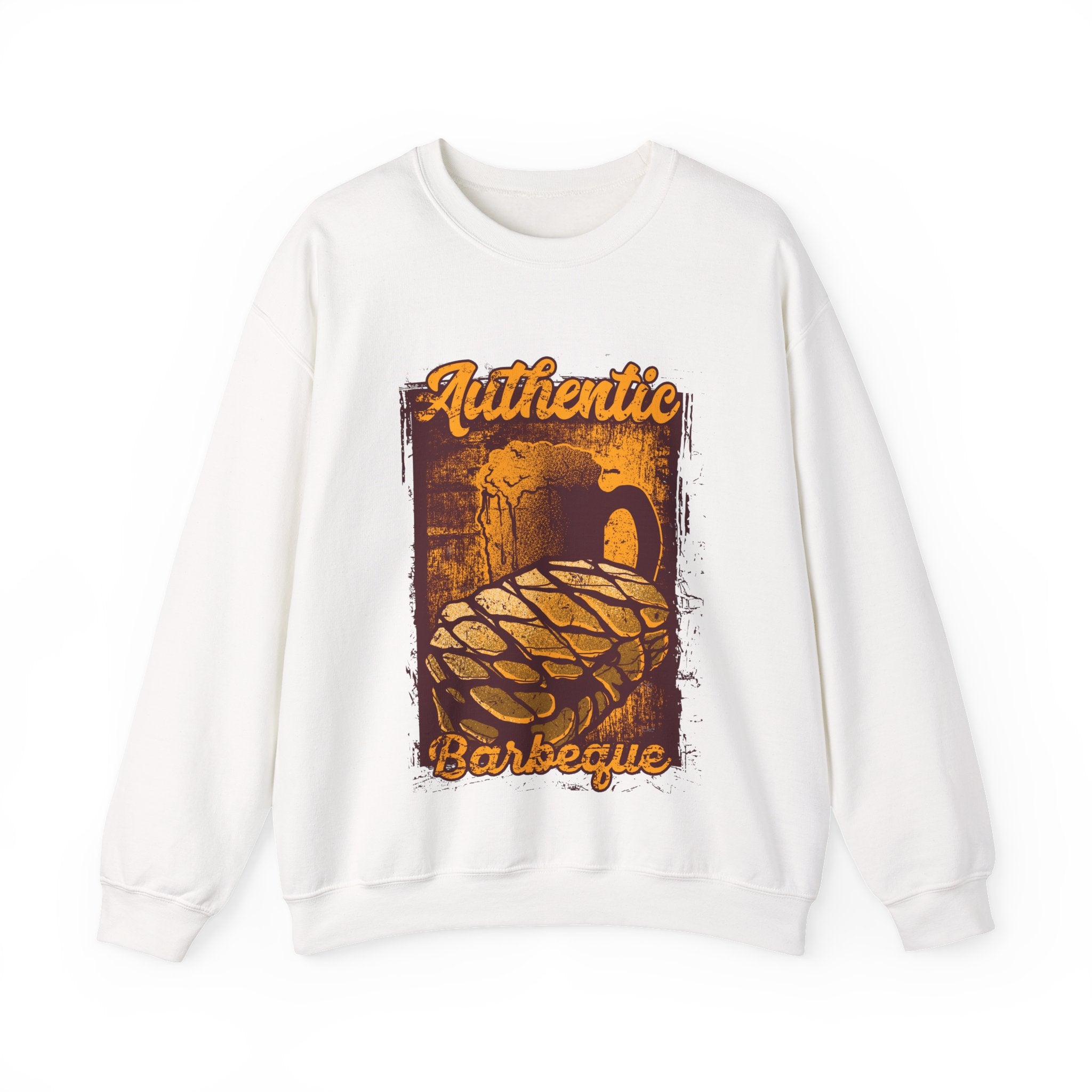 Authentic BBQ Unisex Heavy Blend Crewneck Sweatshirt for Ultimate Comfort