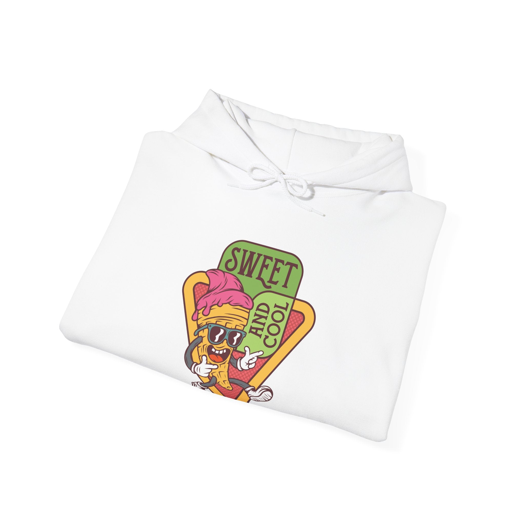 Sweet And Cool Ice Cream Unisex Heavy Blend Hooded Sweatshirt