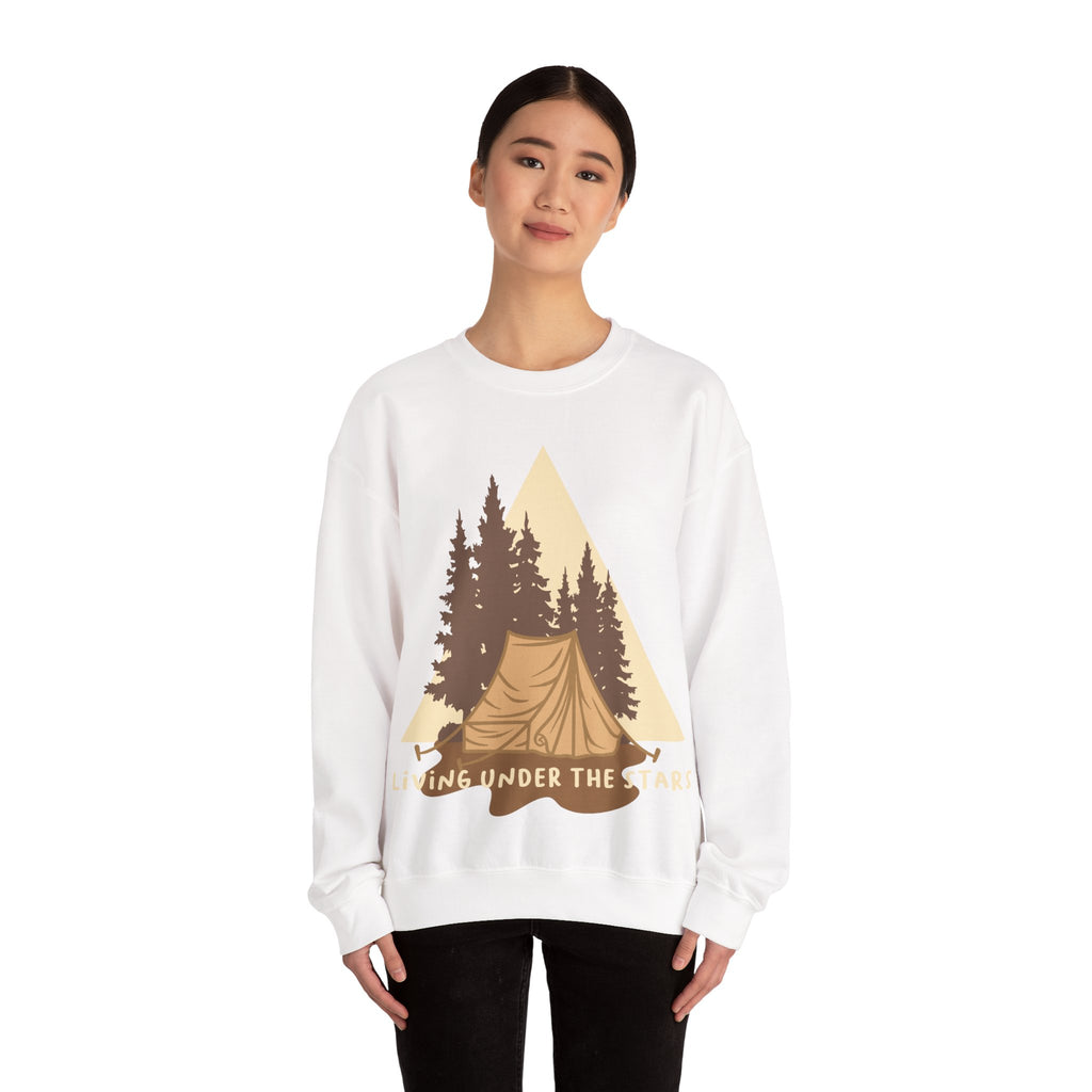Living Under The Stars Unisex Heavy Blend Crewneck Sweatshirt