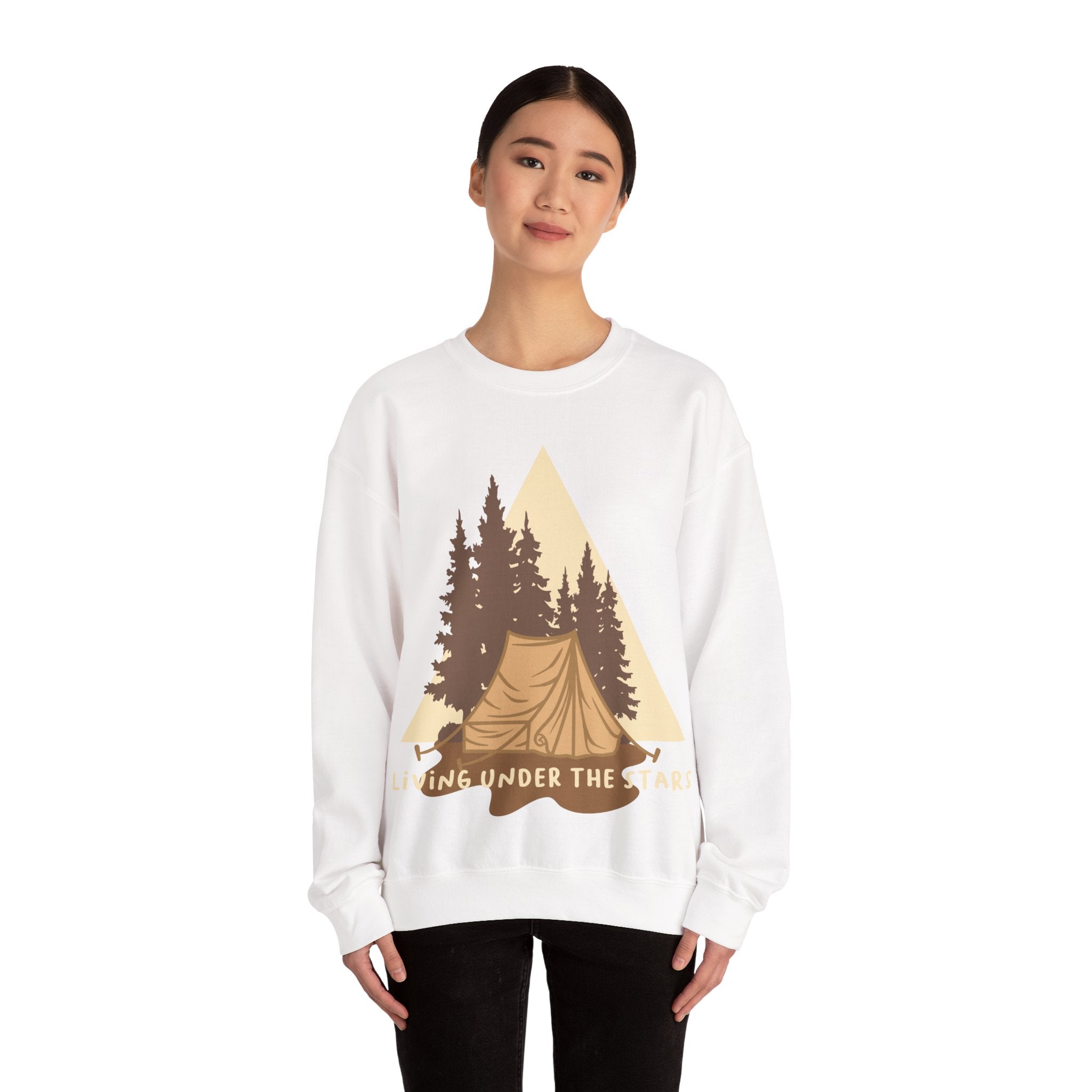 Living Under The Stars Unisex Heavy Blend Crewneck Sweatshirt