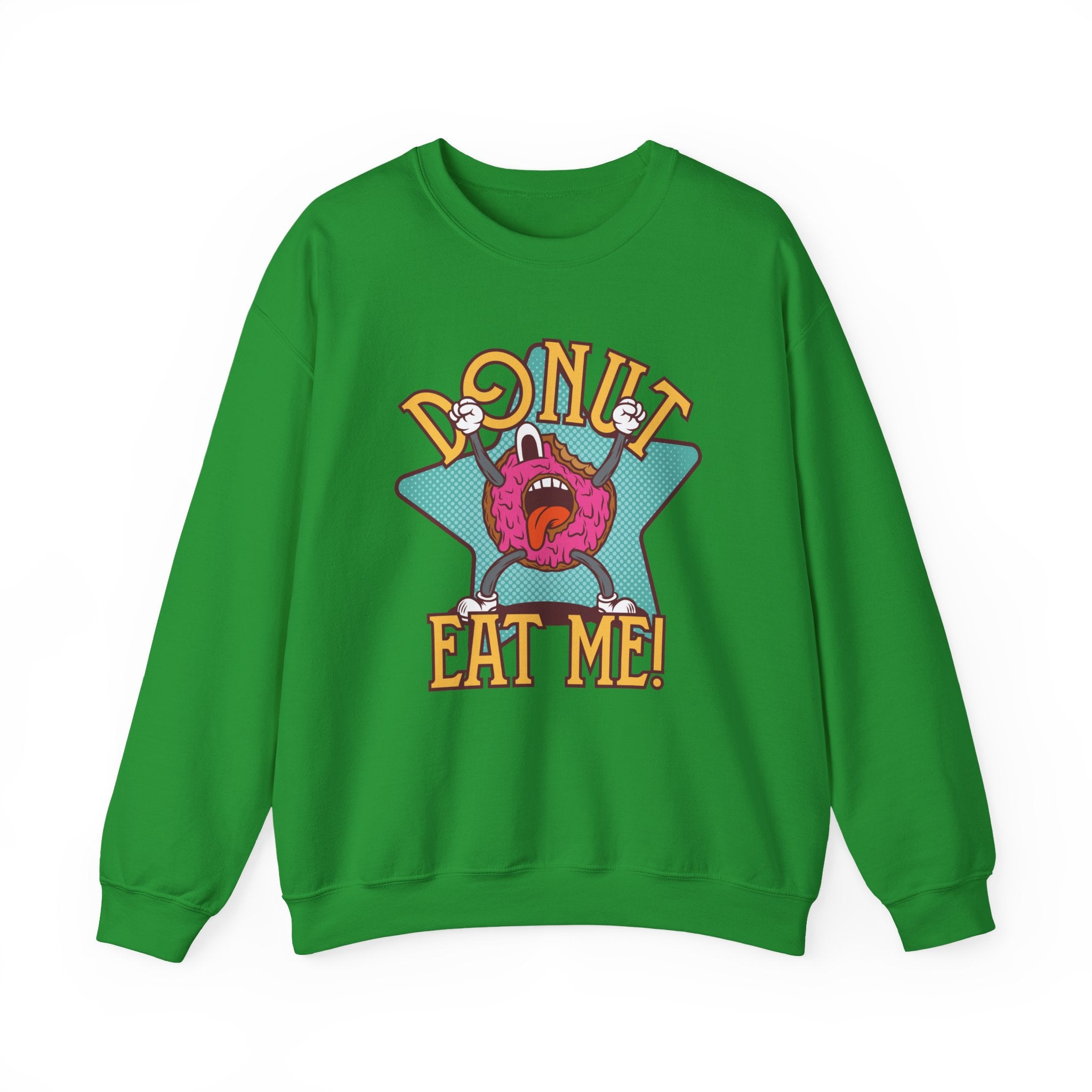 Donut Eat Me Unisex Heavy Blend Crewneck Sweatshirt for Ultimate Comfort
