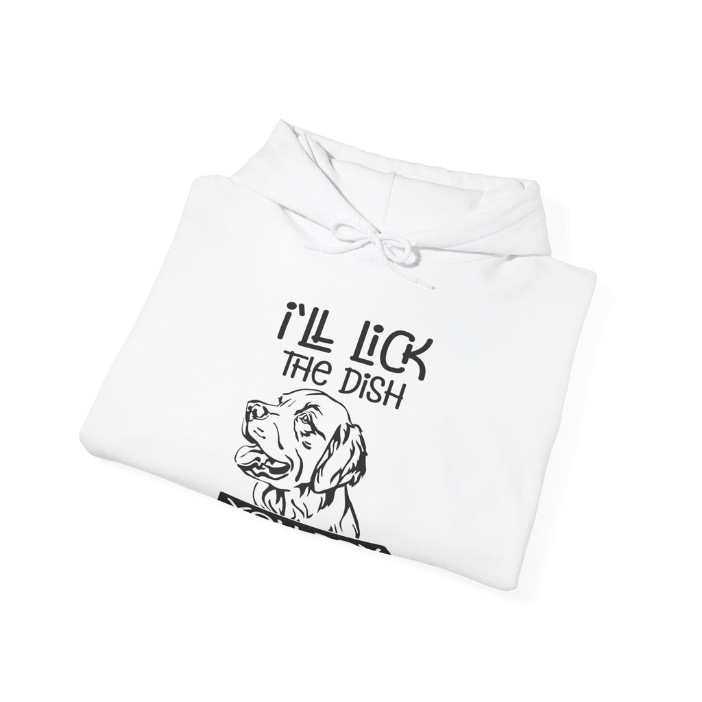 Ill Lick The Dish You Dry Unisex Heavy Blend Hooded Sweatshirt