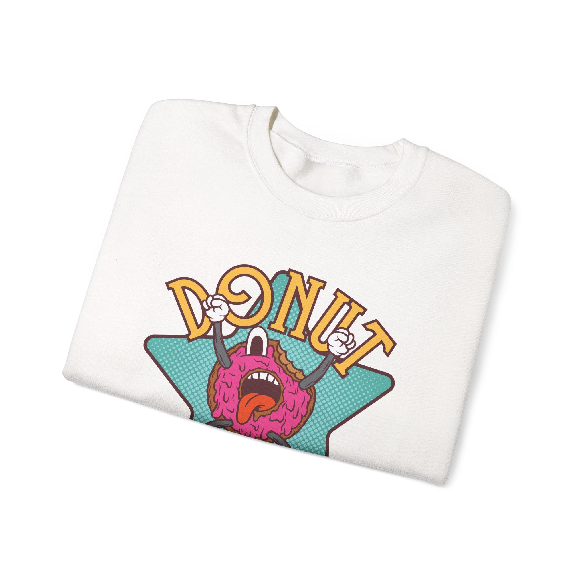 Donut Eat Me Unisex Heavy Blend Crewneck Sweatshirt for Ultimate Comfort
