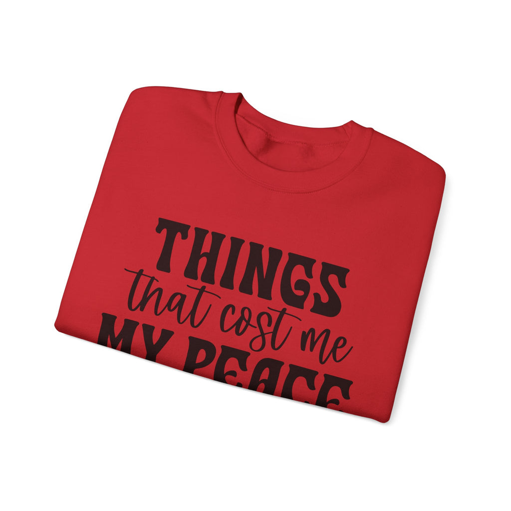 Things That Cost Me Unisex Heavy Blend Crewneck Sweatshirt for Ultimate Comfort