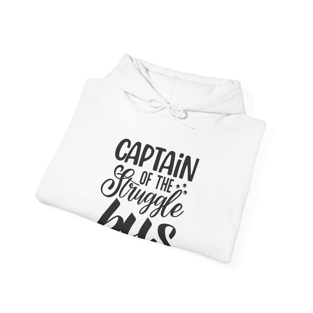 Captain of the Struggle Bus Unisex Heavy Blend Hooded Sweatshirt for Ultimate Comfort